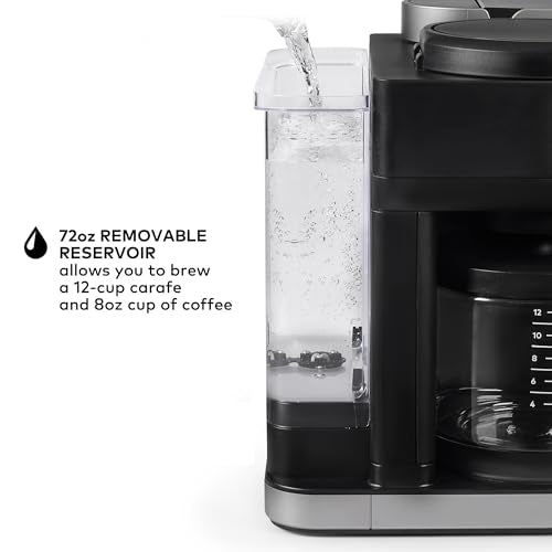 Hot & Iced Single Serve Coffee Maker with Carafe