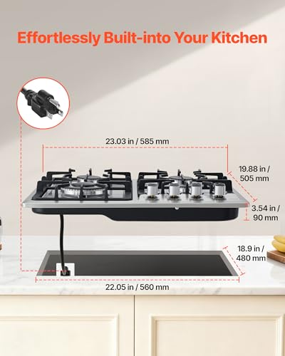 30"/36" Gas Cooktop - 5 Burners