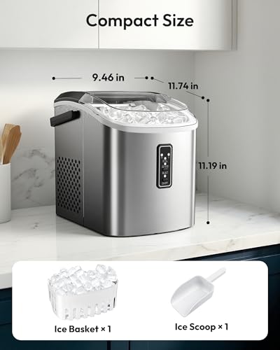 Countertop Ice Maker - 26 lbs Daily Production