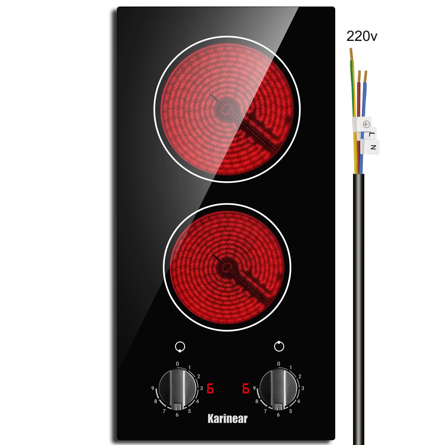 30" Electric Cooktop - 4 Burners