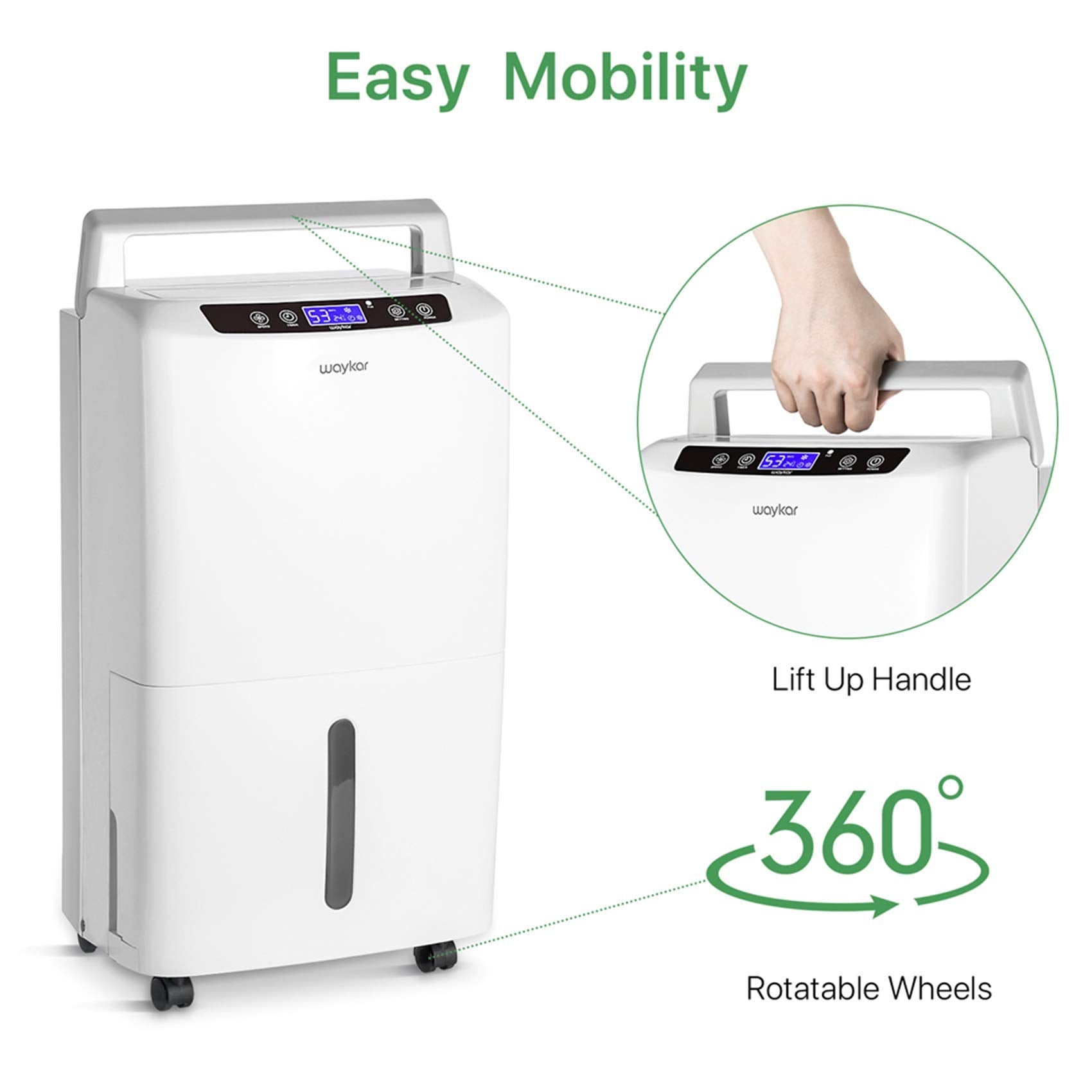 Dehumidifier for Basement & Large Rooms