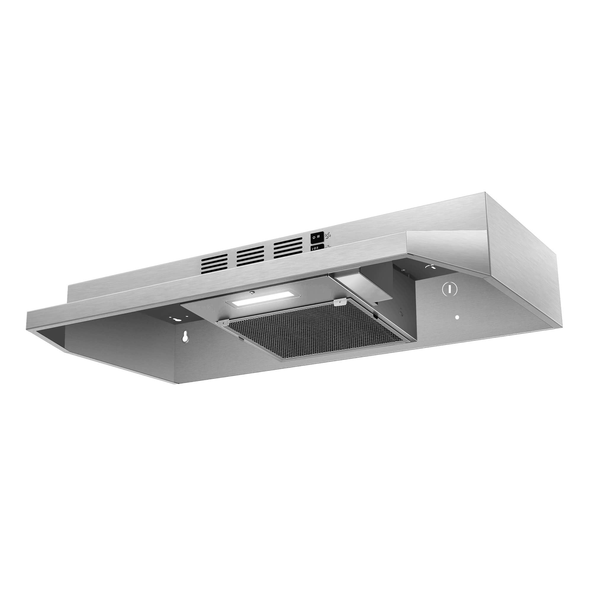 30" Under Cabinet Range Hood - Stainless Steel