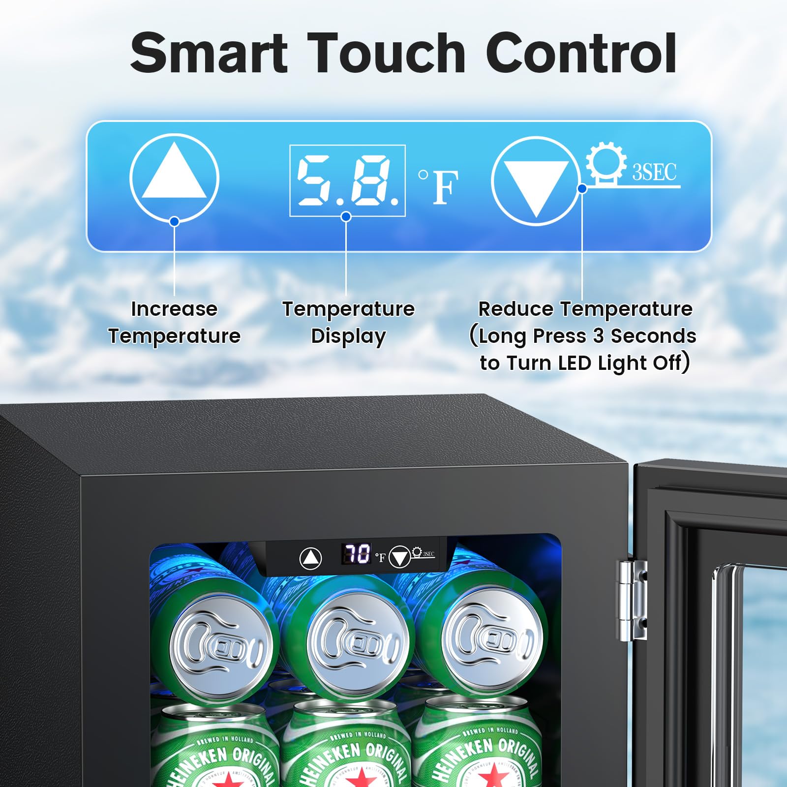 Electactic Beverage Refrigerator Cooler