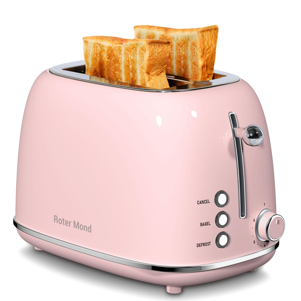 Retro 2-Slice Toaster with Extra-Wide Slots