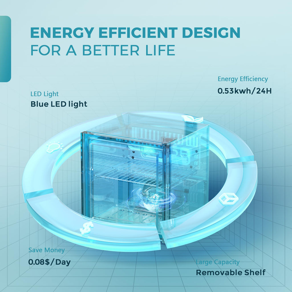 130-Can Beverage Refrigerator