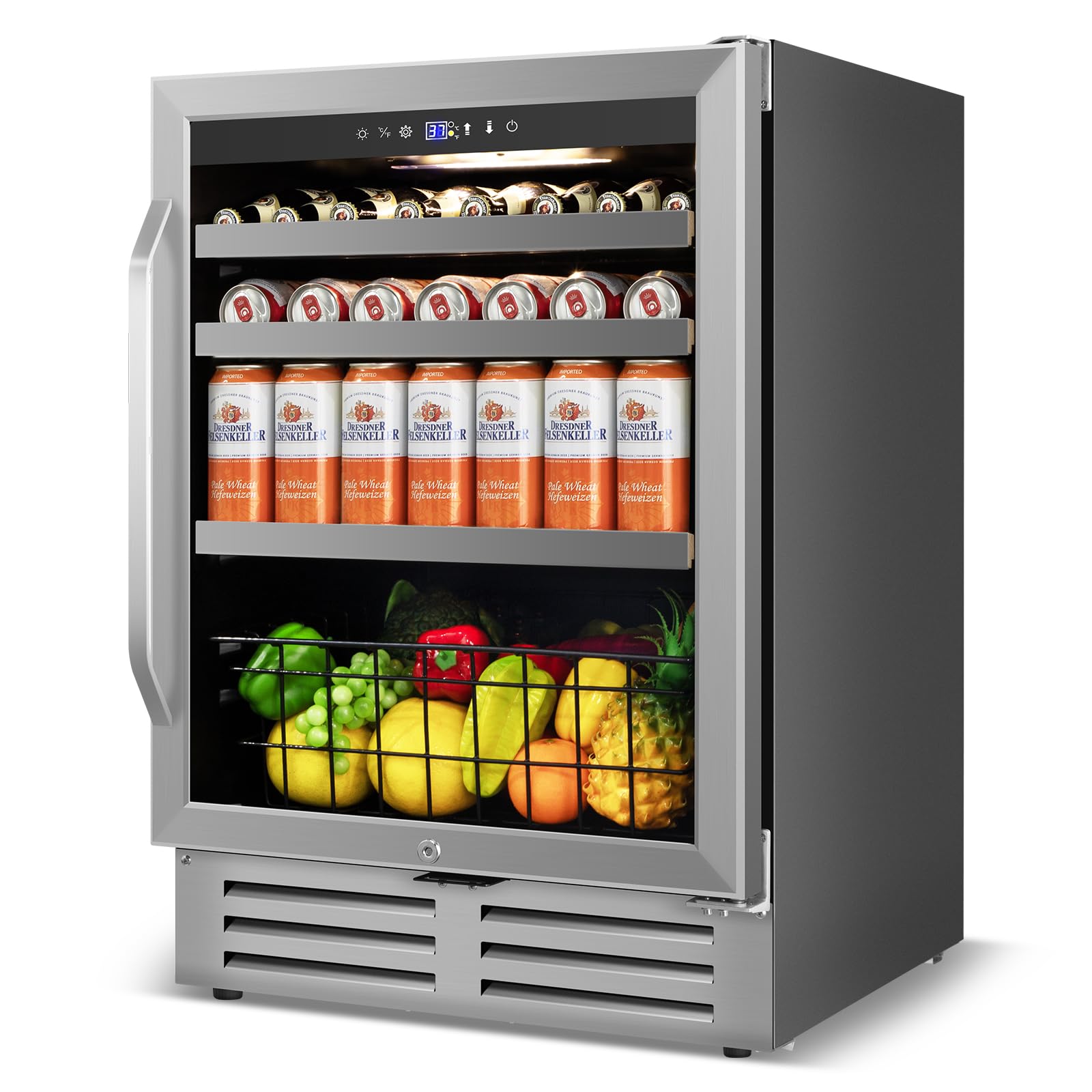 Velivi Beverage Cooler and Wine Fridge