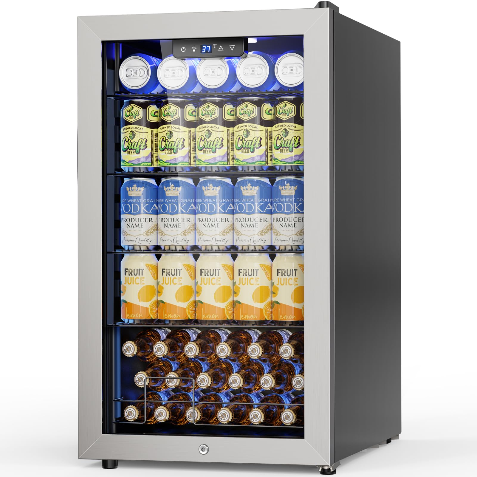 Velivi Beverage Cooler and Wine Fridge