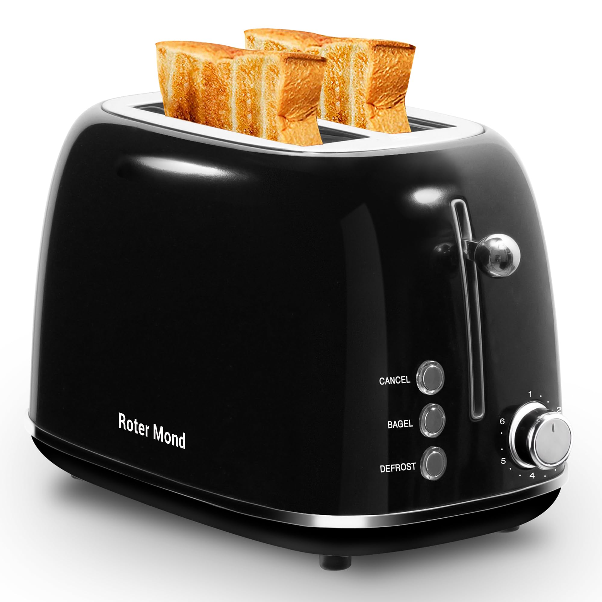 Retro 2-Slice Toaster with Extra-Wide Slots