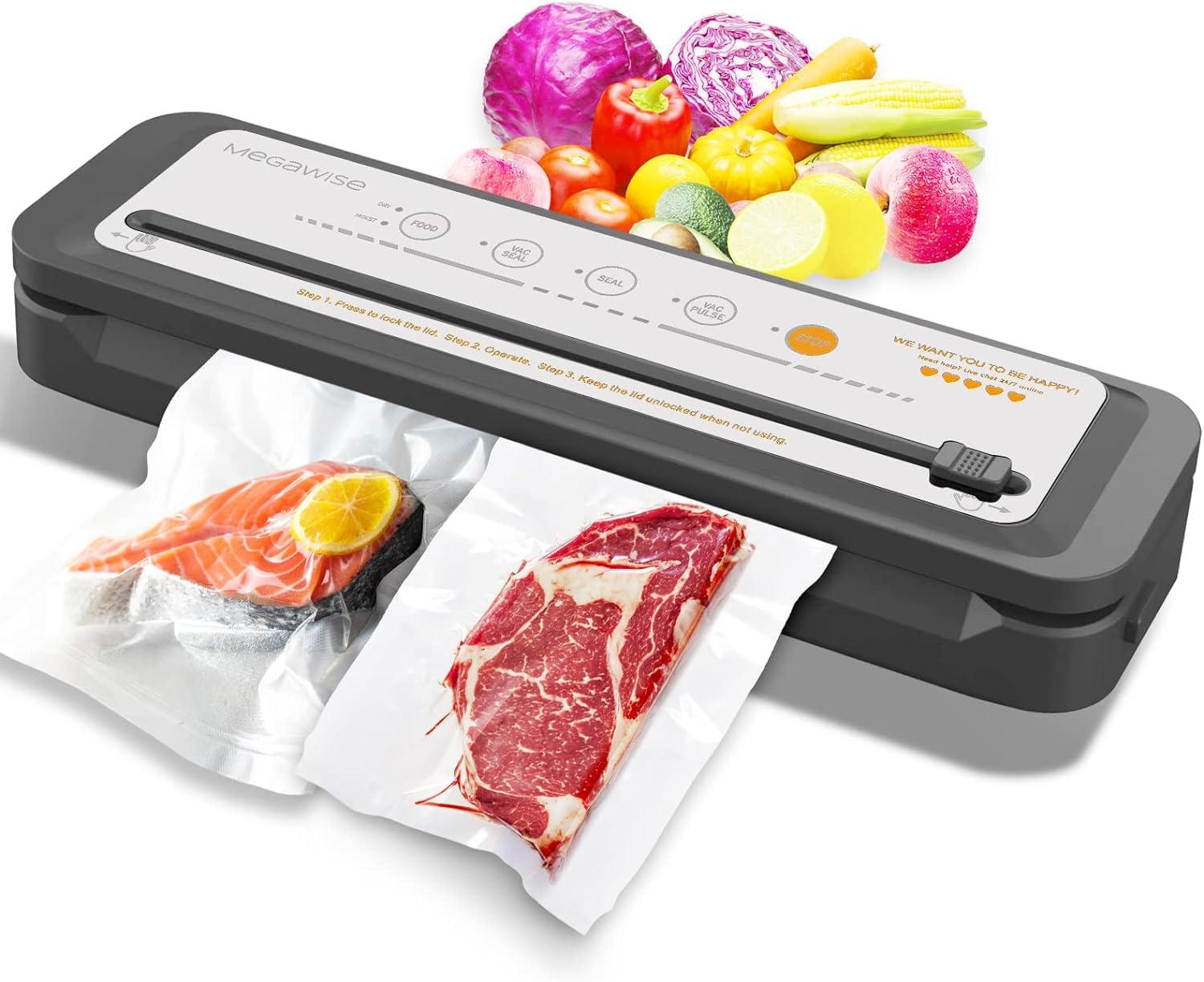 MEGAWISE vacuum sealer