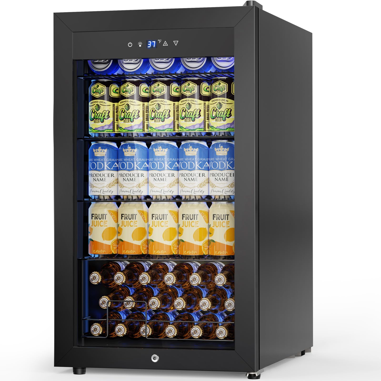 Velivi Beverage Cooler and Wine Fridge