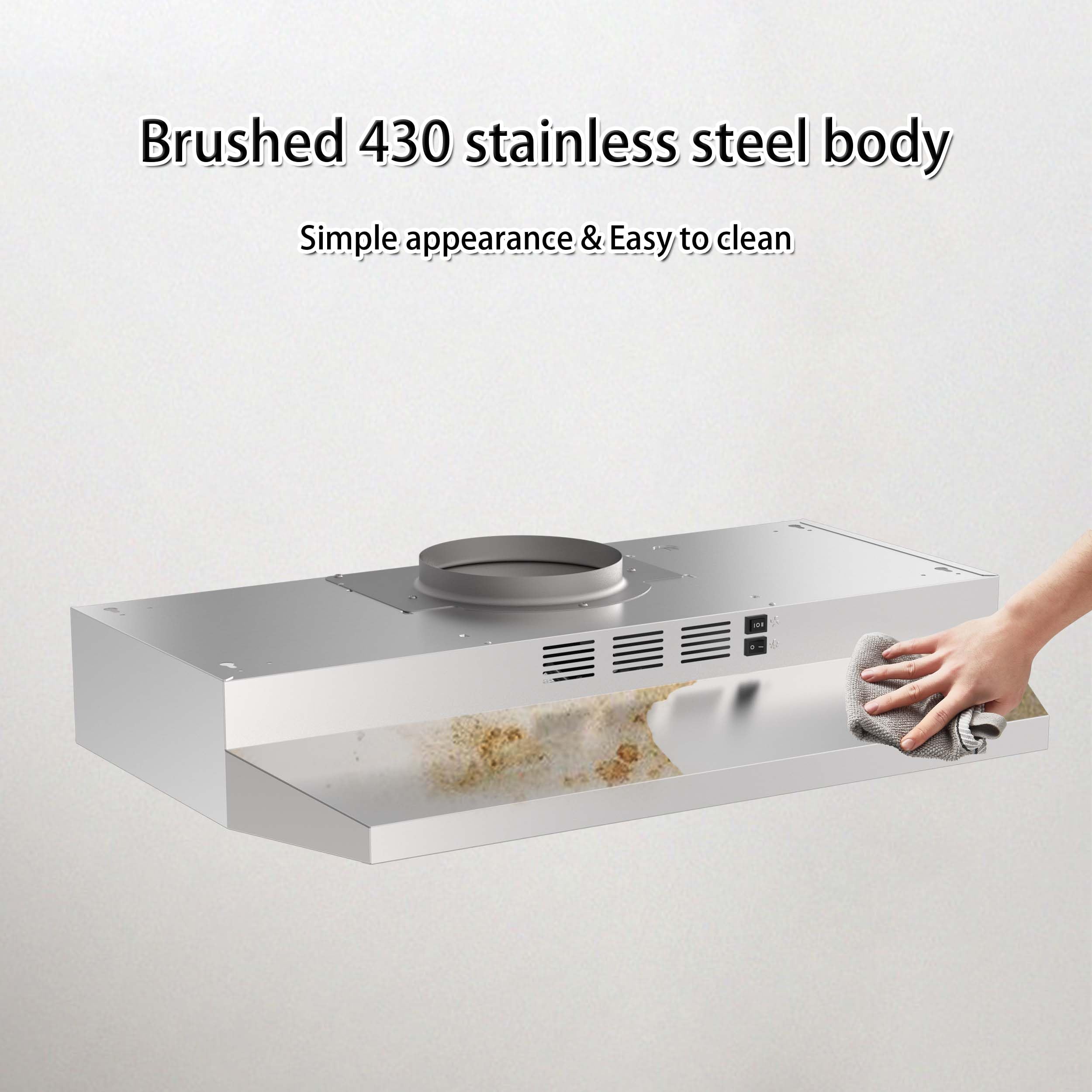 30" Under Cabinet Range Hood - Stainless Steel