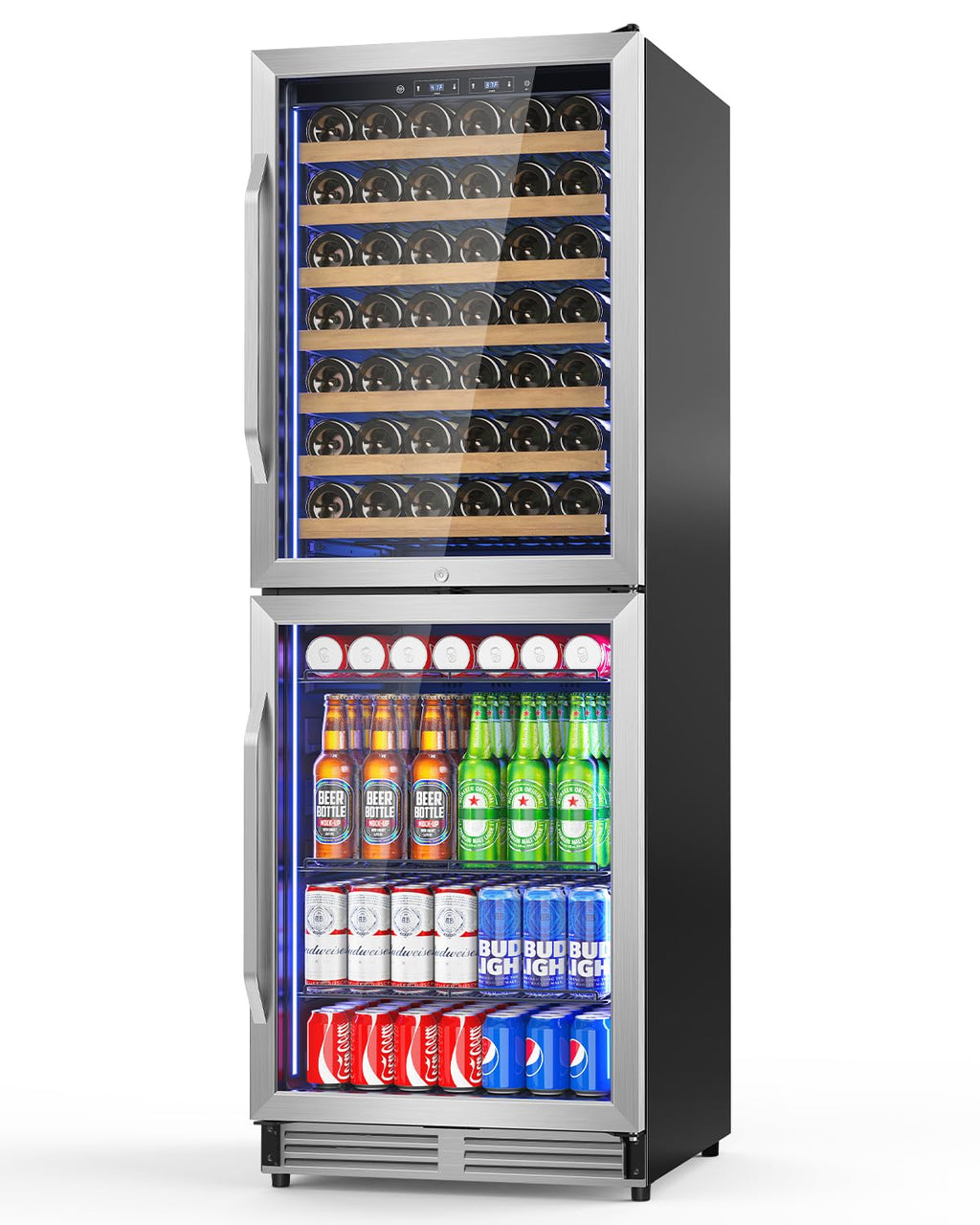 Velivi Beverage Cooler and Wine Fridge