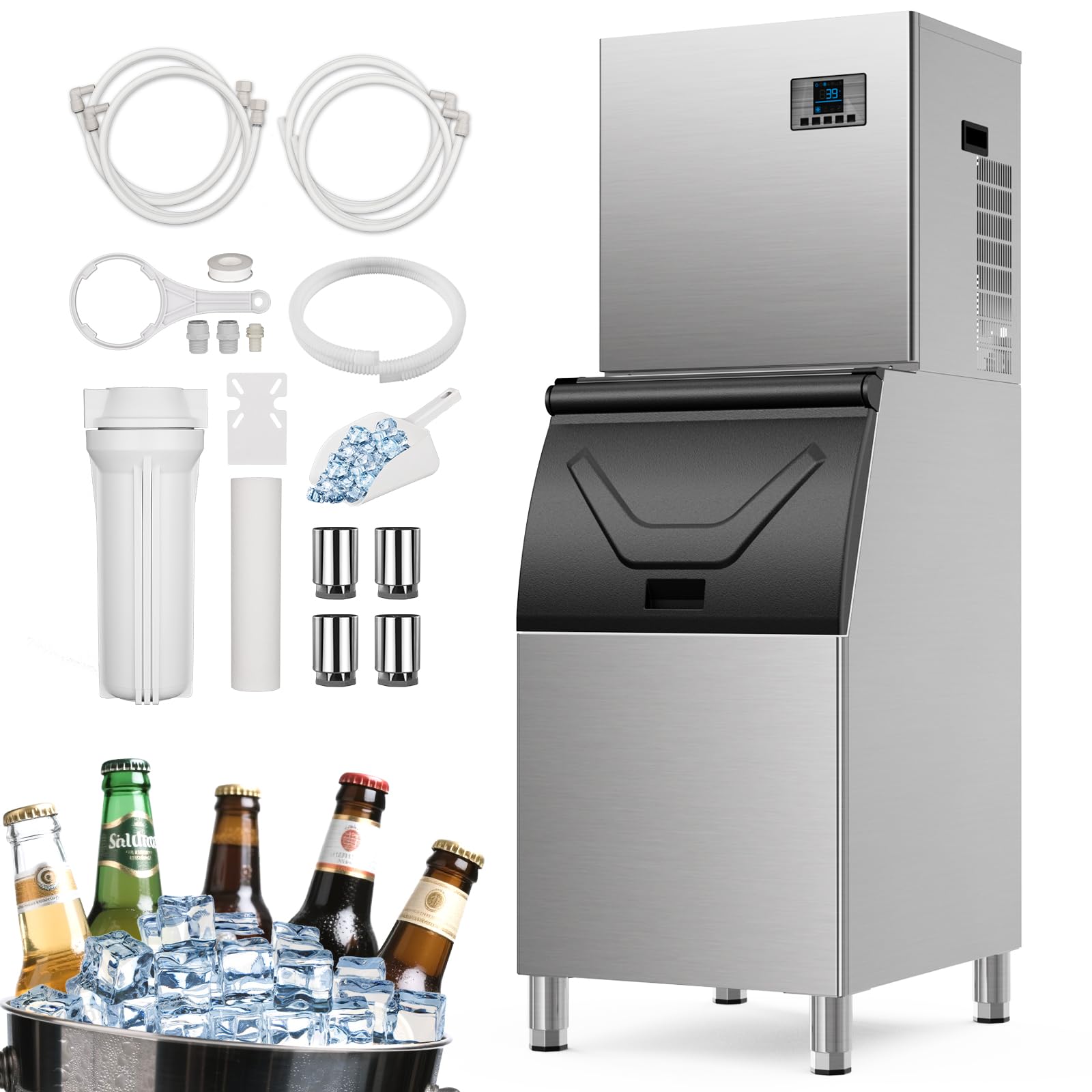 Commercial Ice Maker - 680 lbs Daily Production