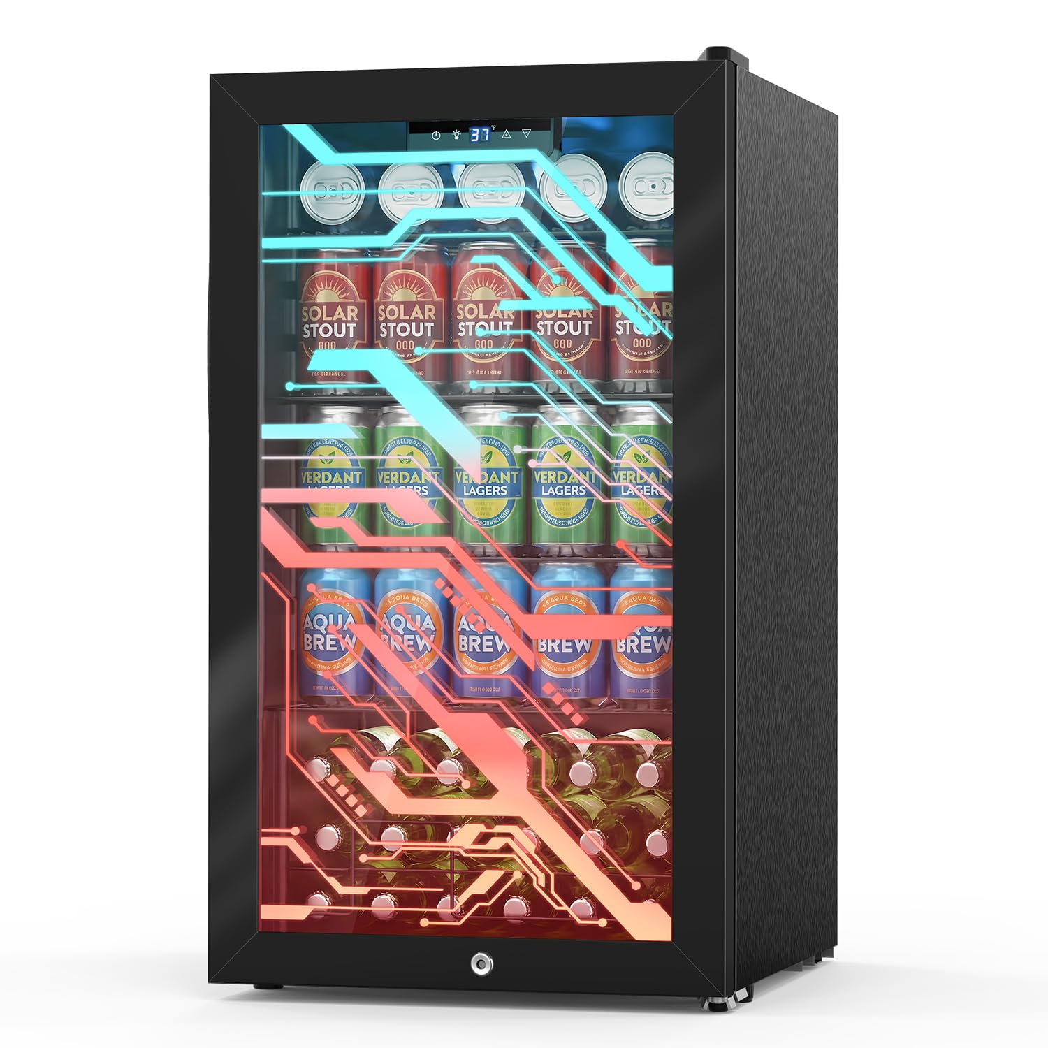 Velivi Beverage Cooler and Wine Fridge