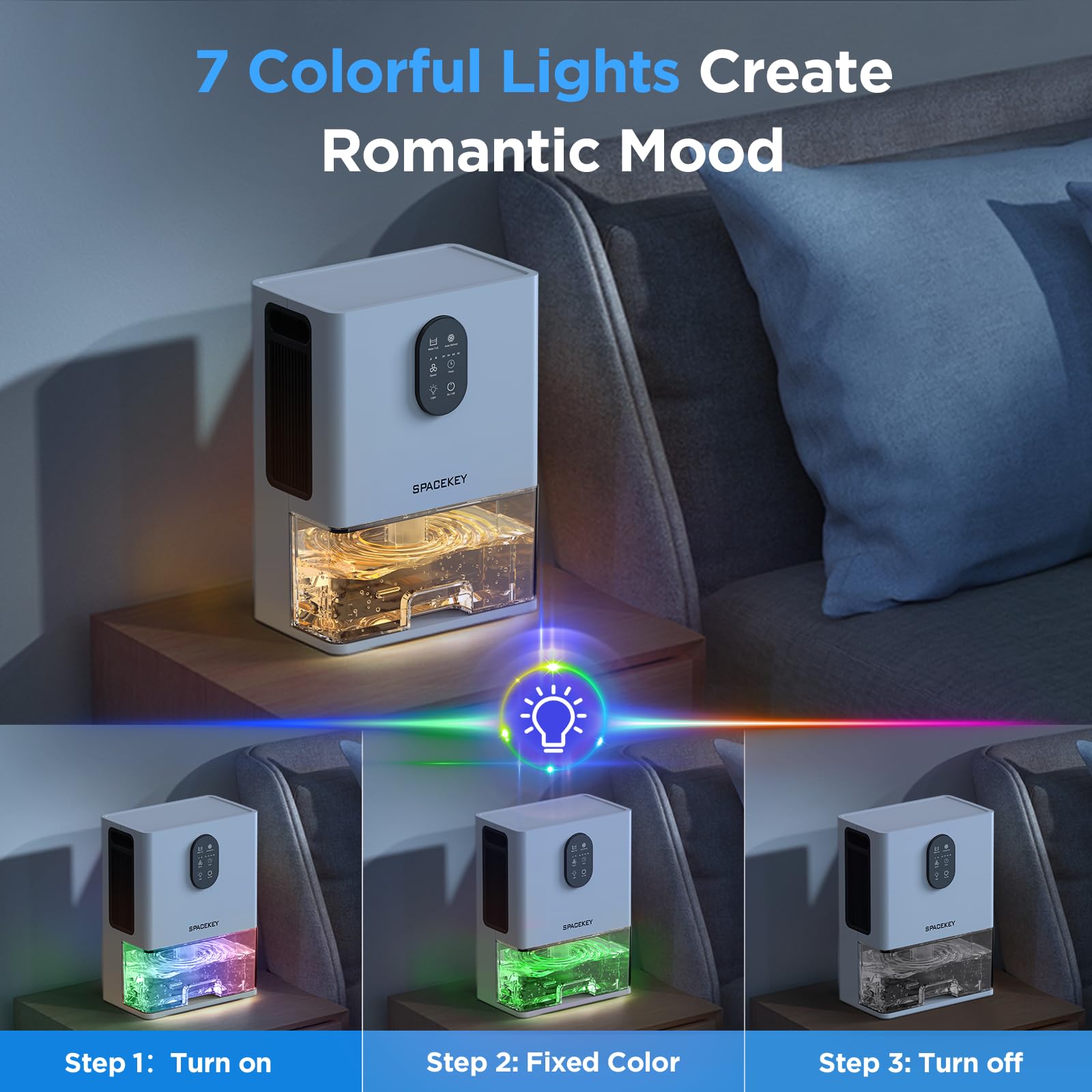 106 OZ Dehumidifier for Home & Basement