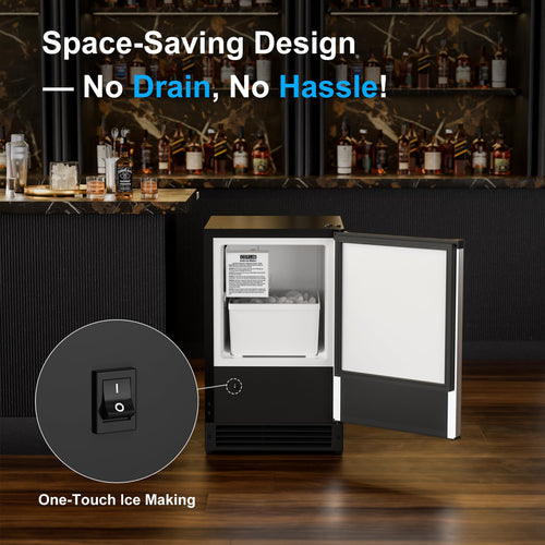 15" Undercounter Ice Maker - Drainless