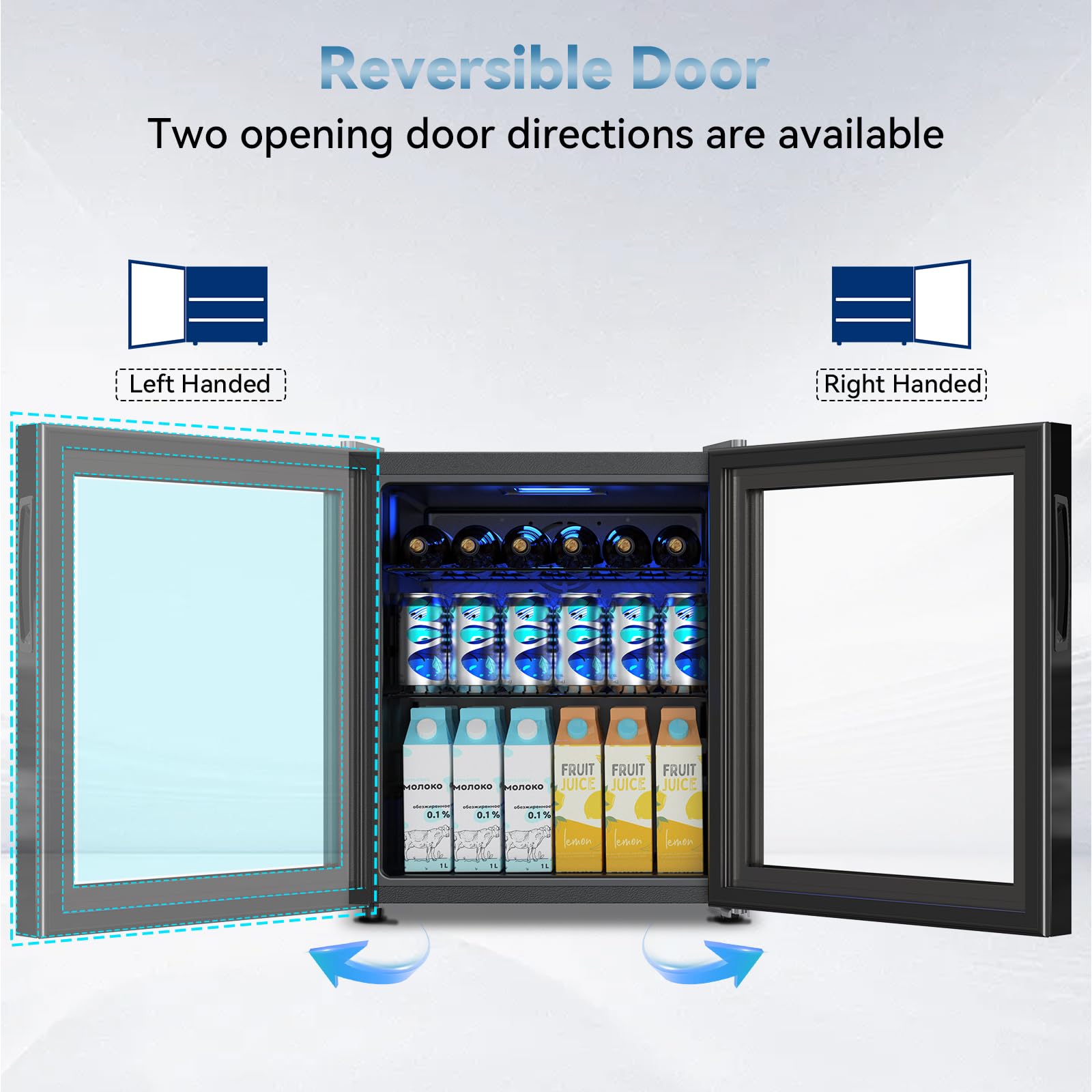 Velivi Beverage Cooler and Wine Fridge