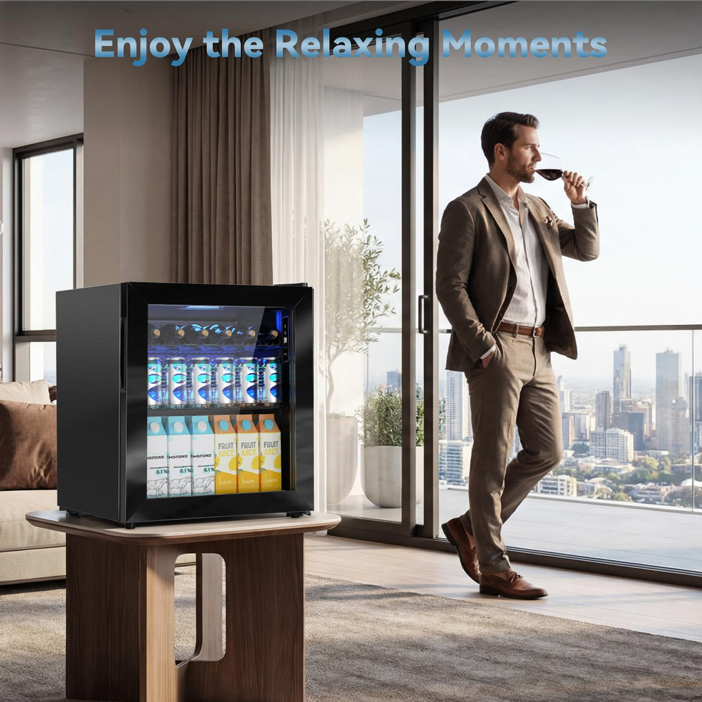 Velivi Beverage Cooler and Wine Fridge