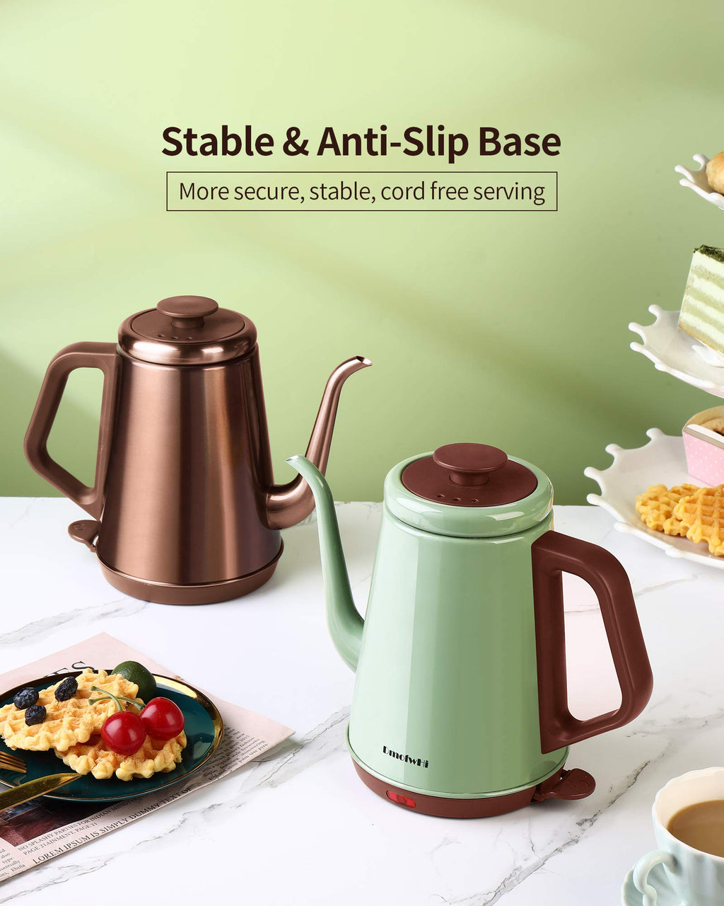 1.0L Gooseneck Electric Kettle