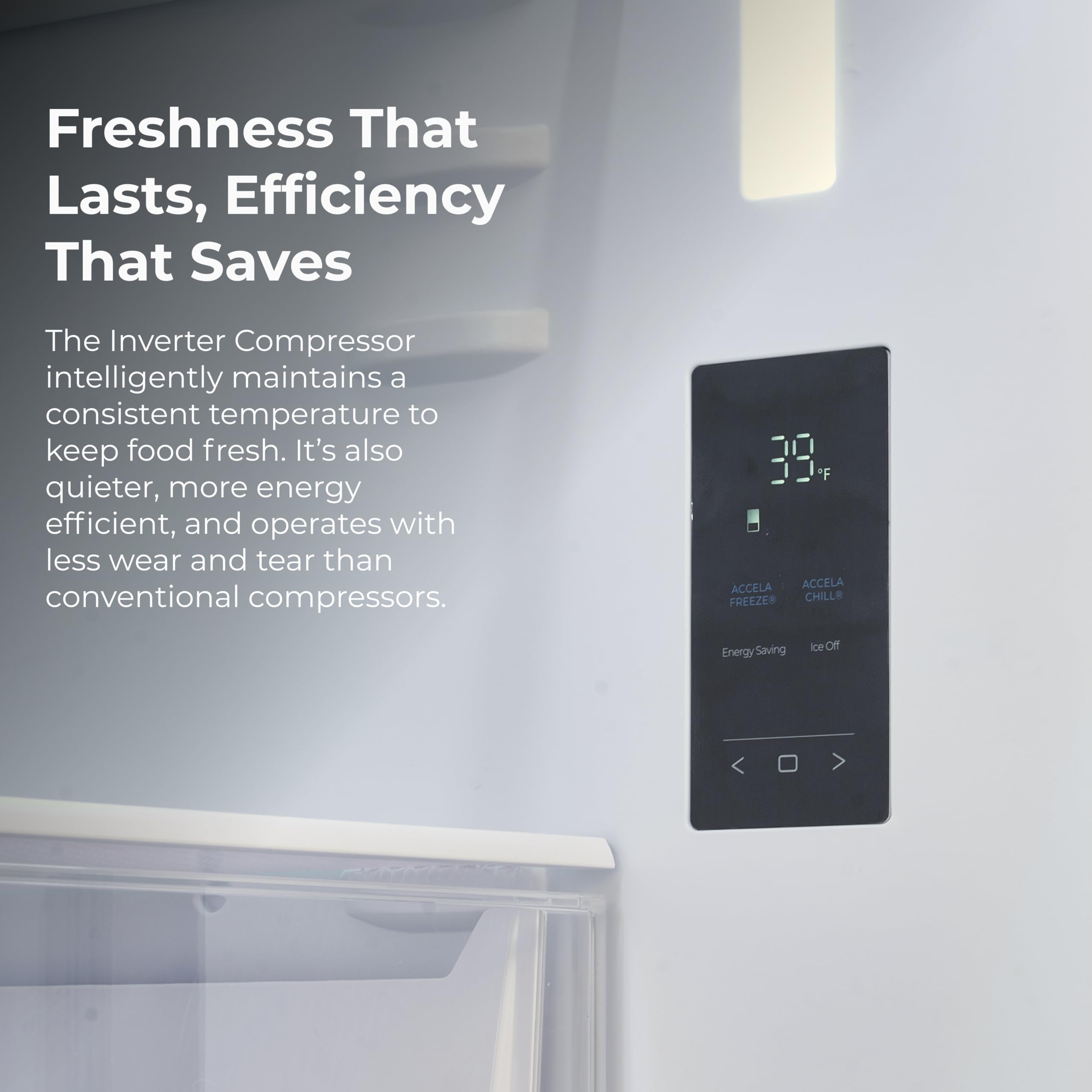 31" Bottom Freezer Refrigerator with Ice Maker