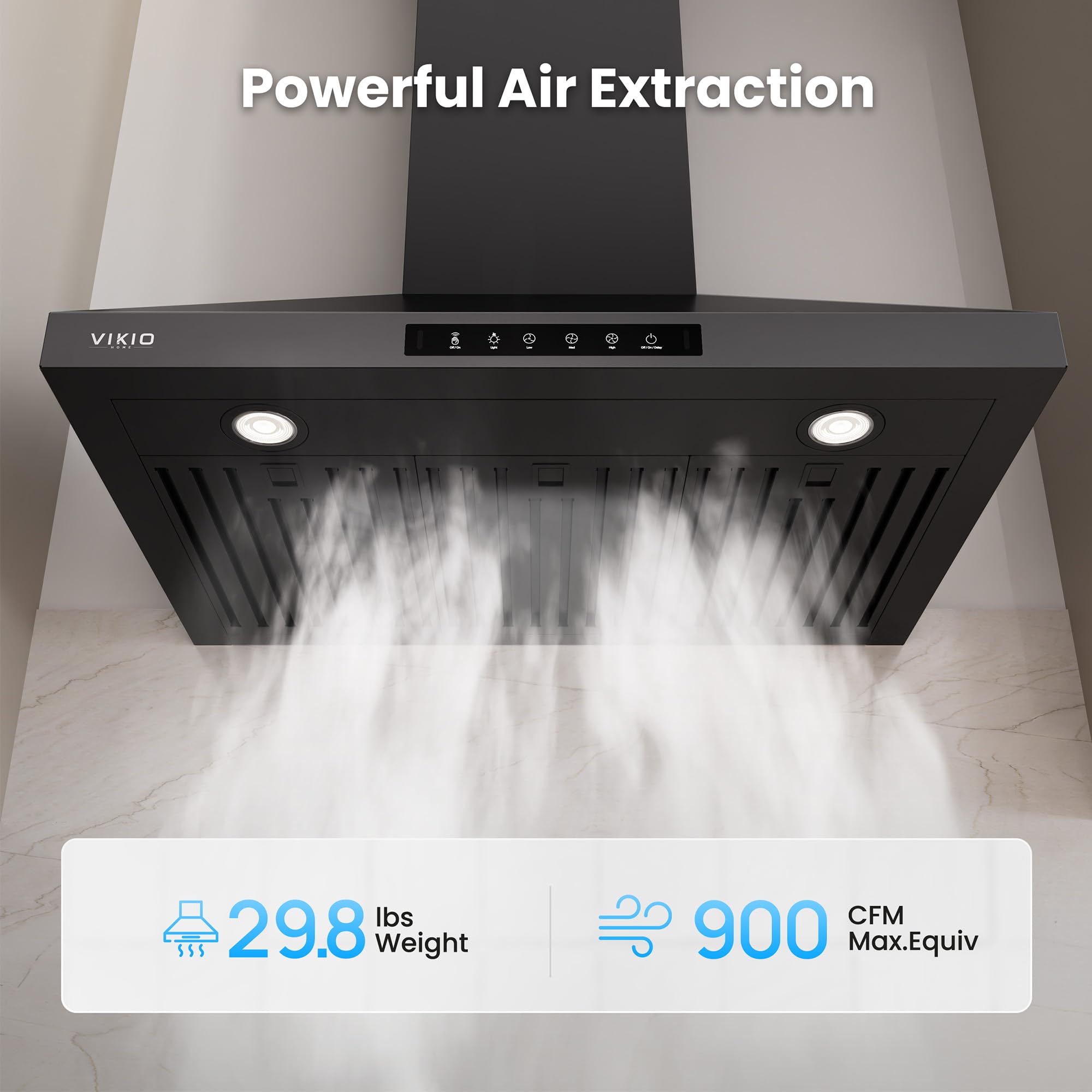 Range Hood with Gesture & Touch Control
