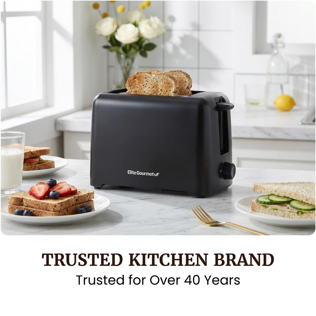 Slim Toaster with 6 Shade Settings
