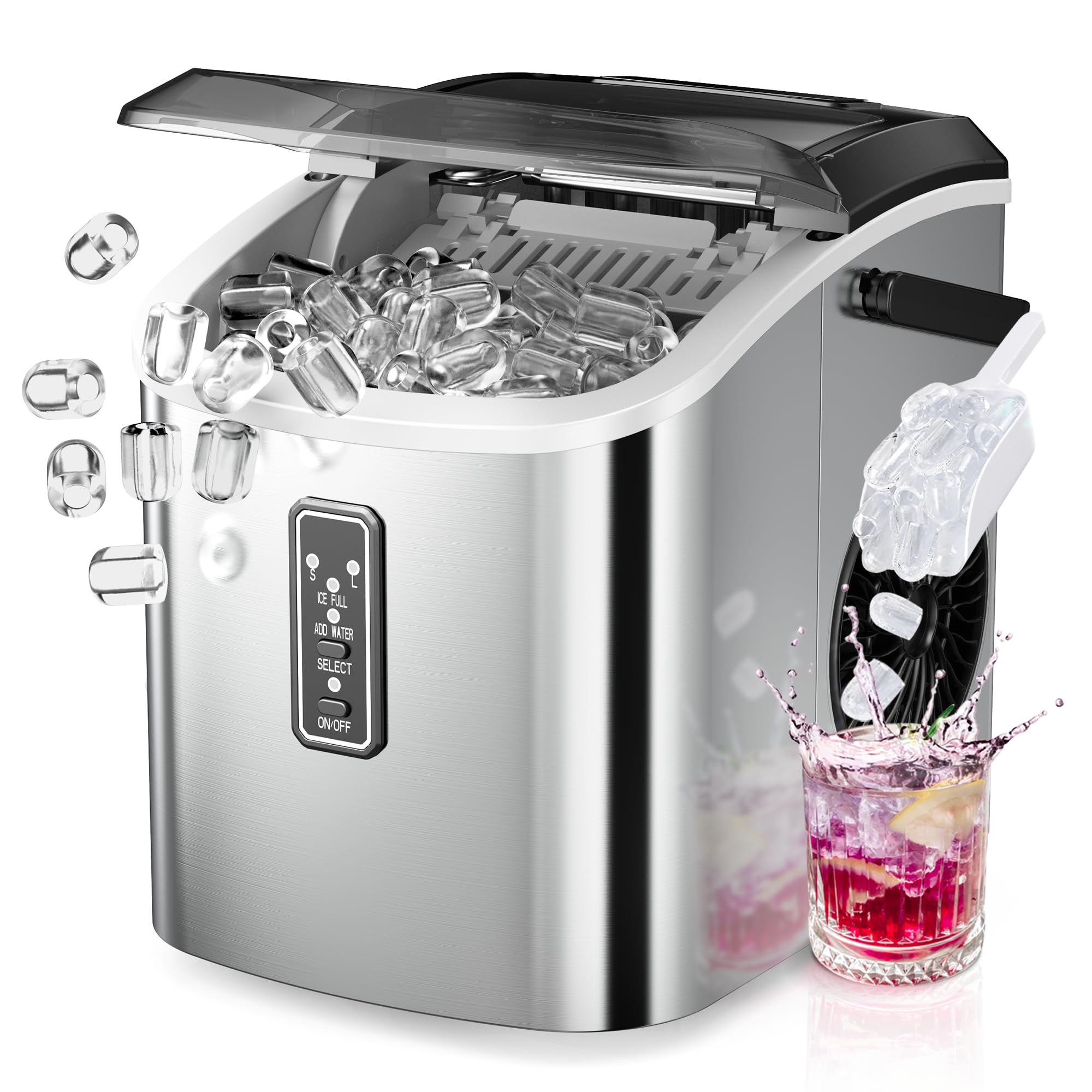 Countertop Ice Maker - 26 lbs Daily Production