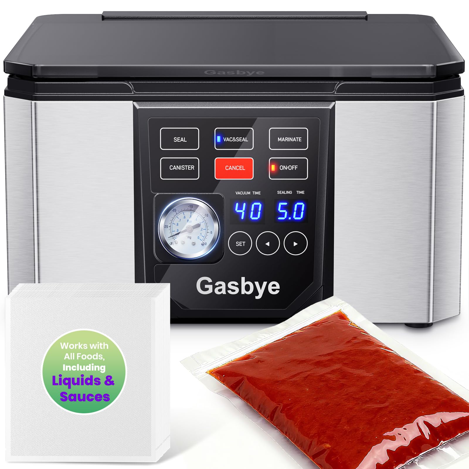 Gasbye Vacuum Sealer