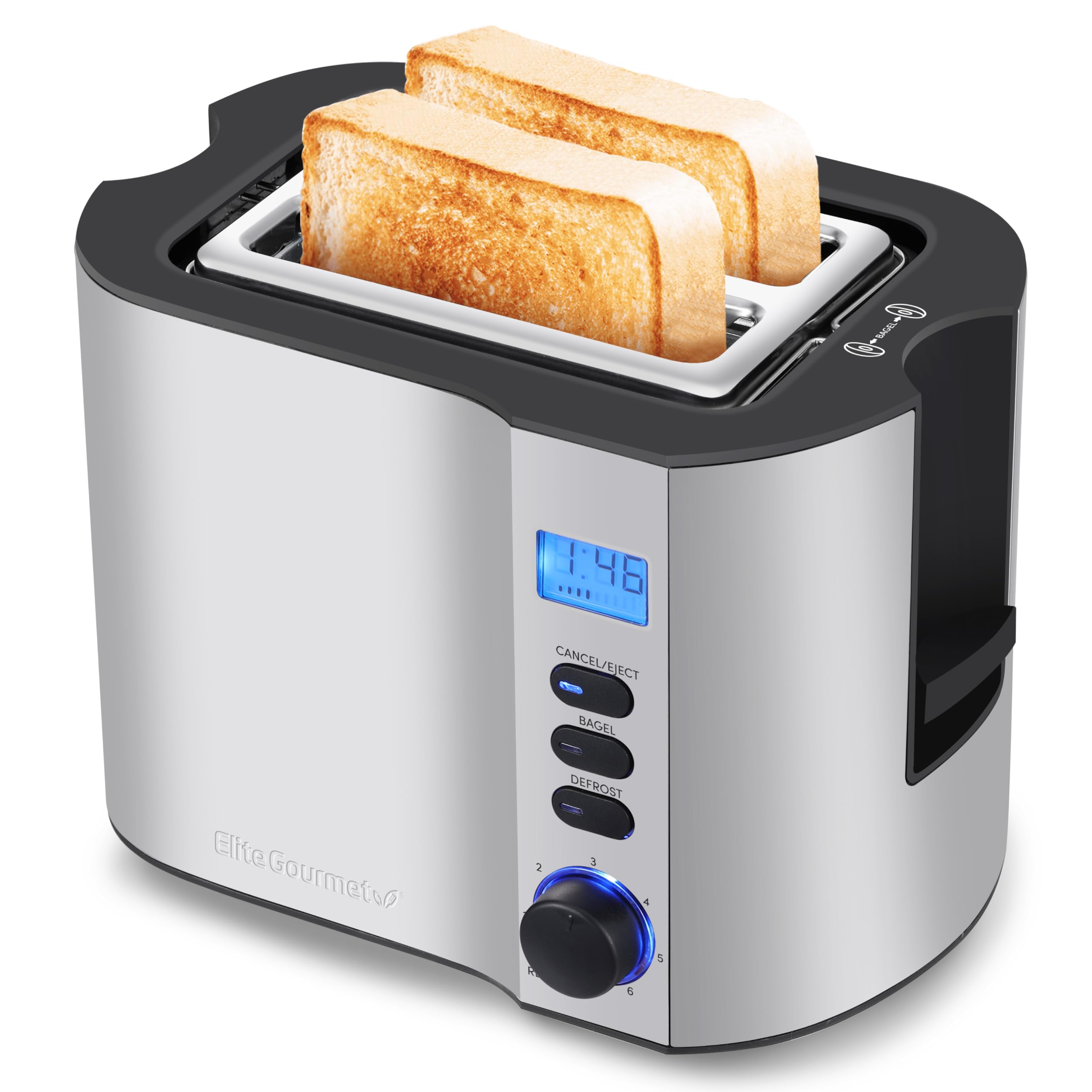 Slim Toaster with 6 Shade Settings