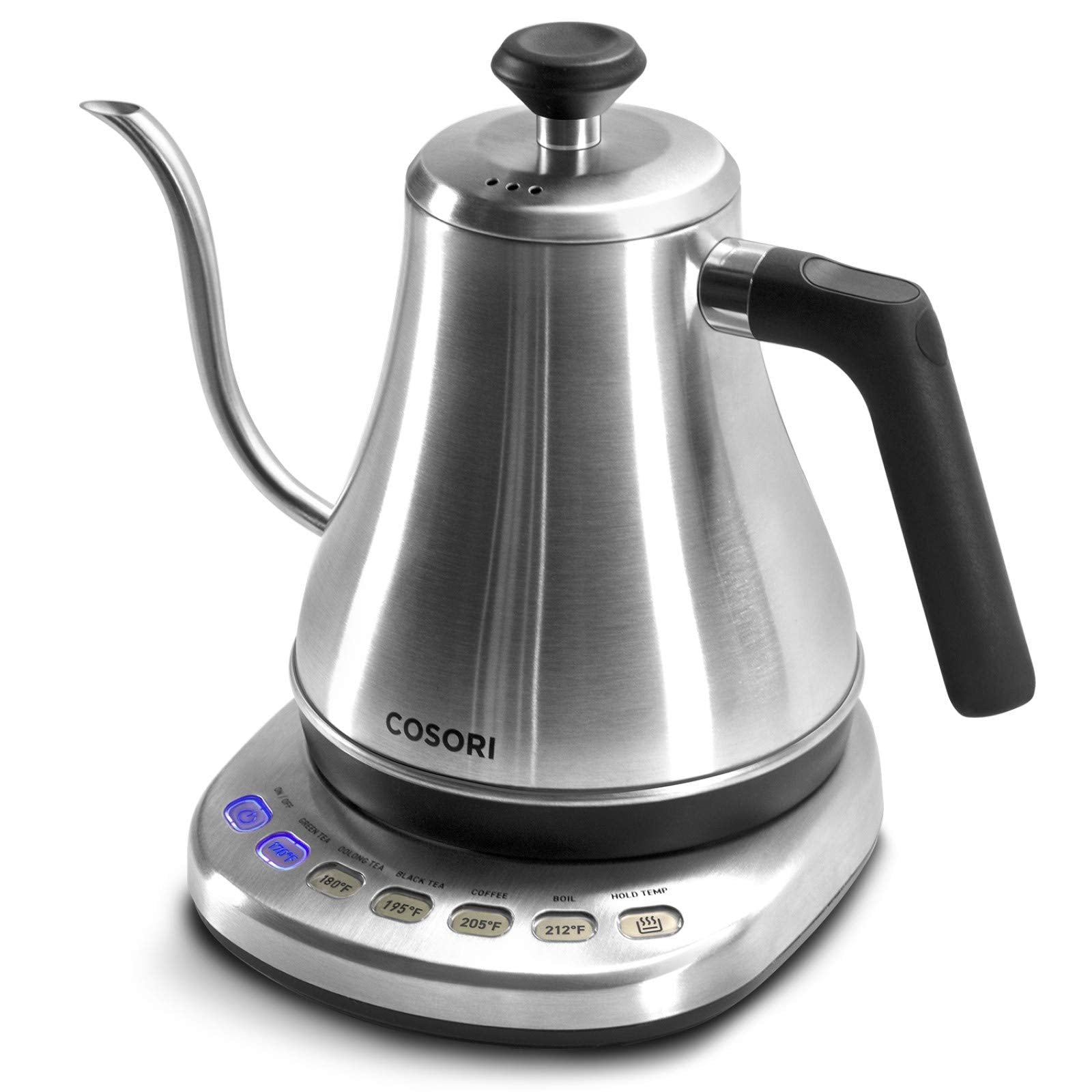Smart Gooseneck Electric Kettle with Temperature Control