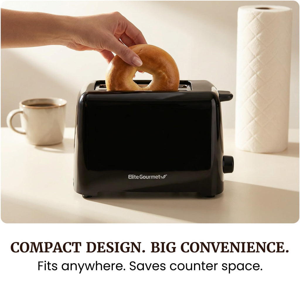 Slim Toaster with 6 Shade Settings