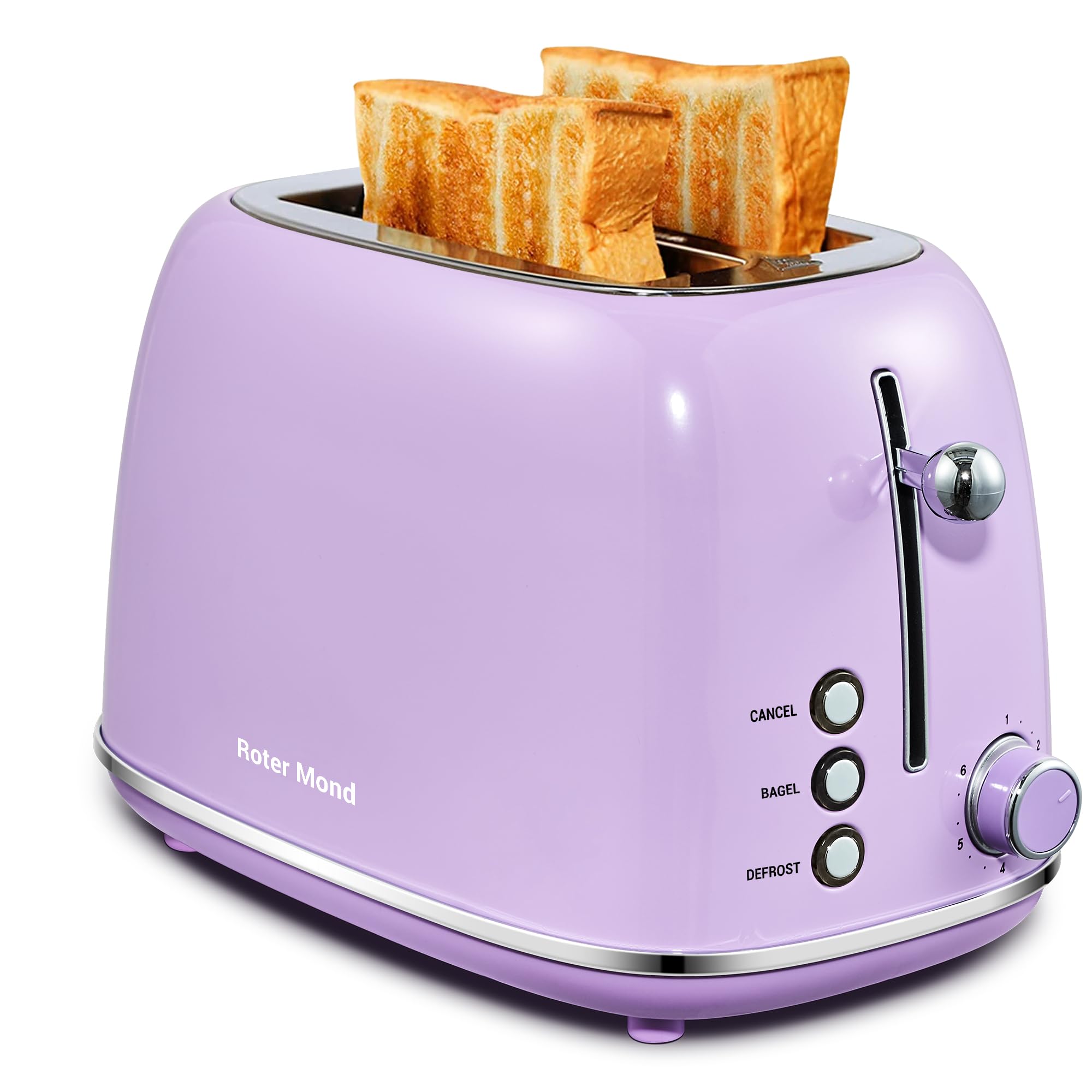 Retro 2-Slice Toaster with Extra-Wide Slots