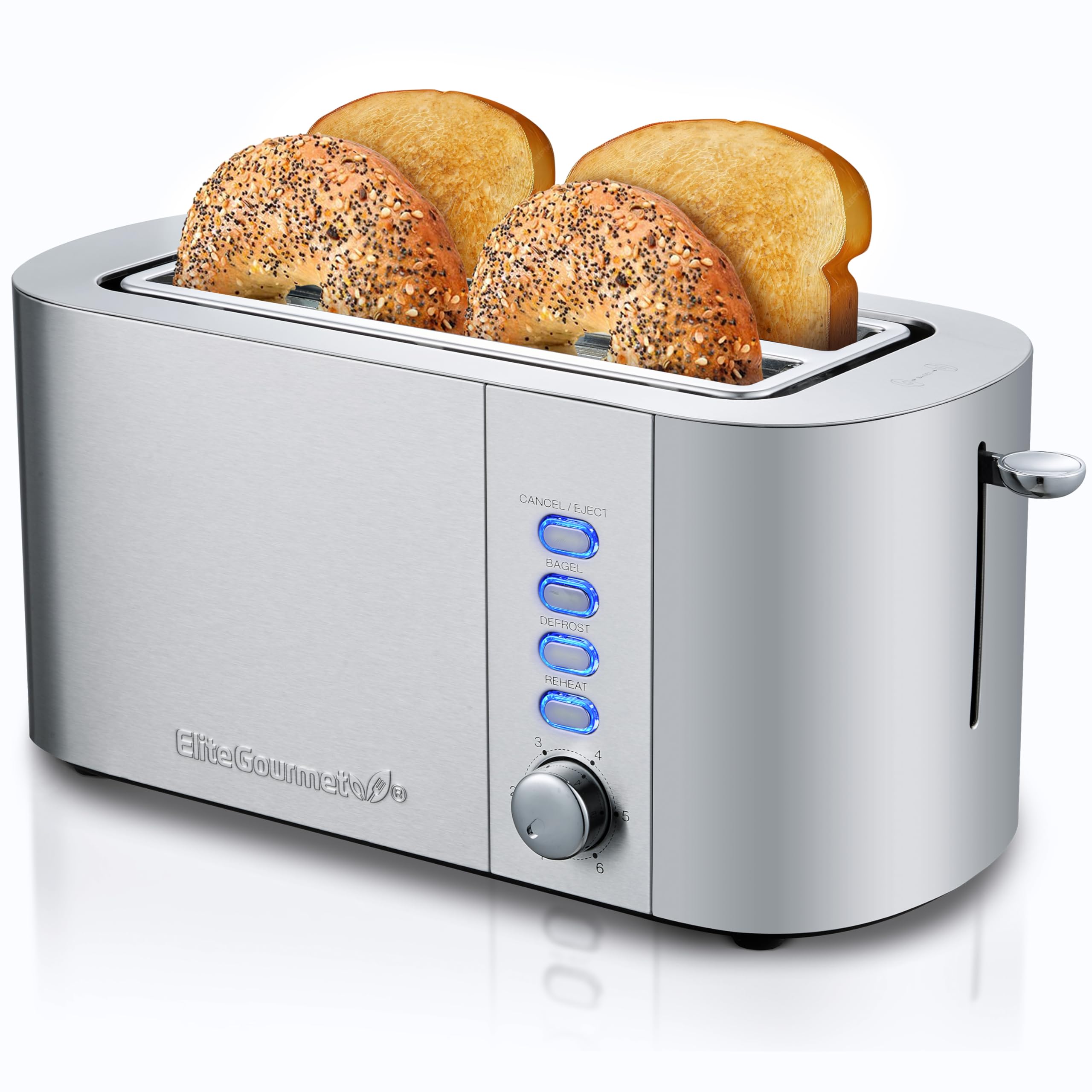LCD Touch Toaster with Extra-Wide Slots