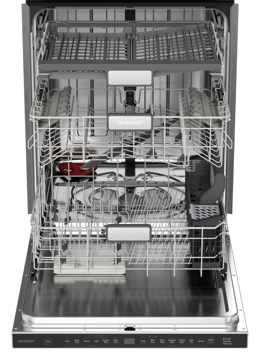24" Stainless Steel Dishwasher - 12 Place Settings