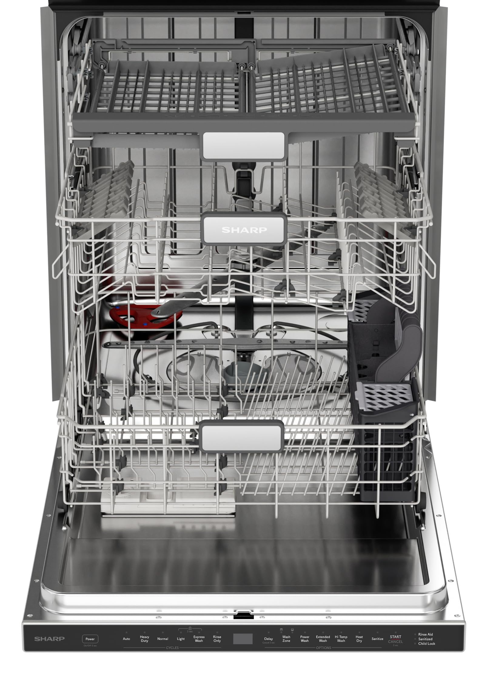 24" Stainless Steel Dishwasher - 12 Place Settings