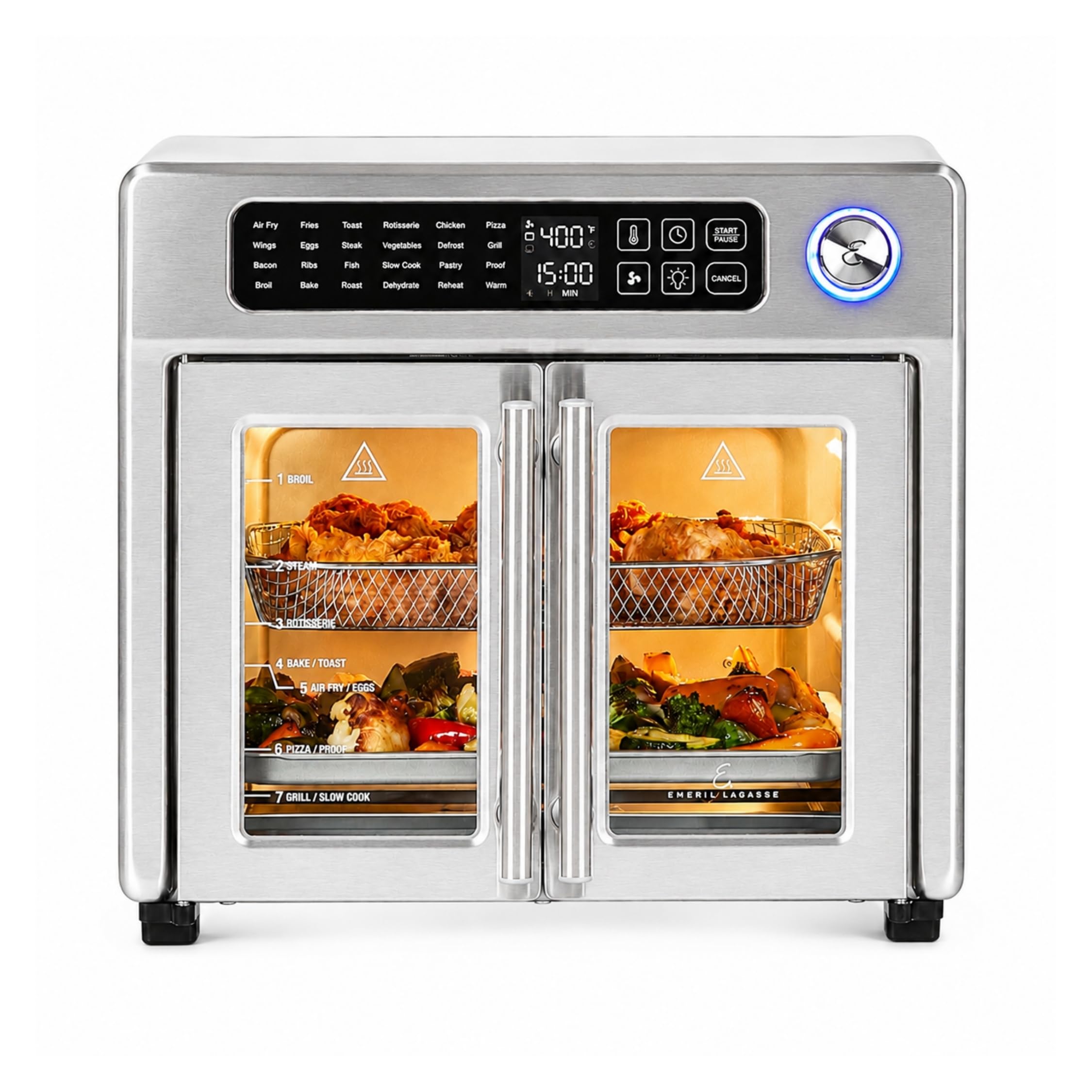 26QT French Door Air Fryer Oven Combo