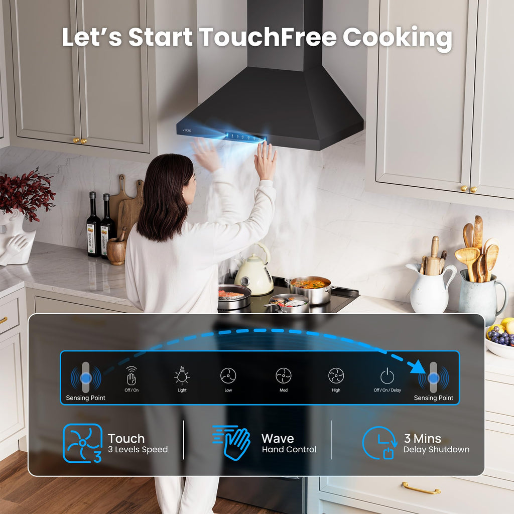 Range Hood with Gesture & Touch Control