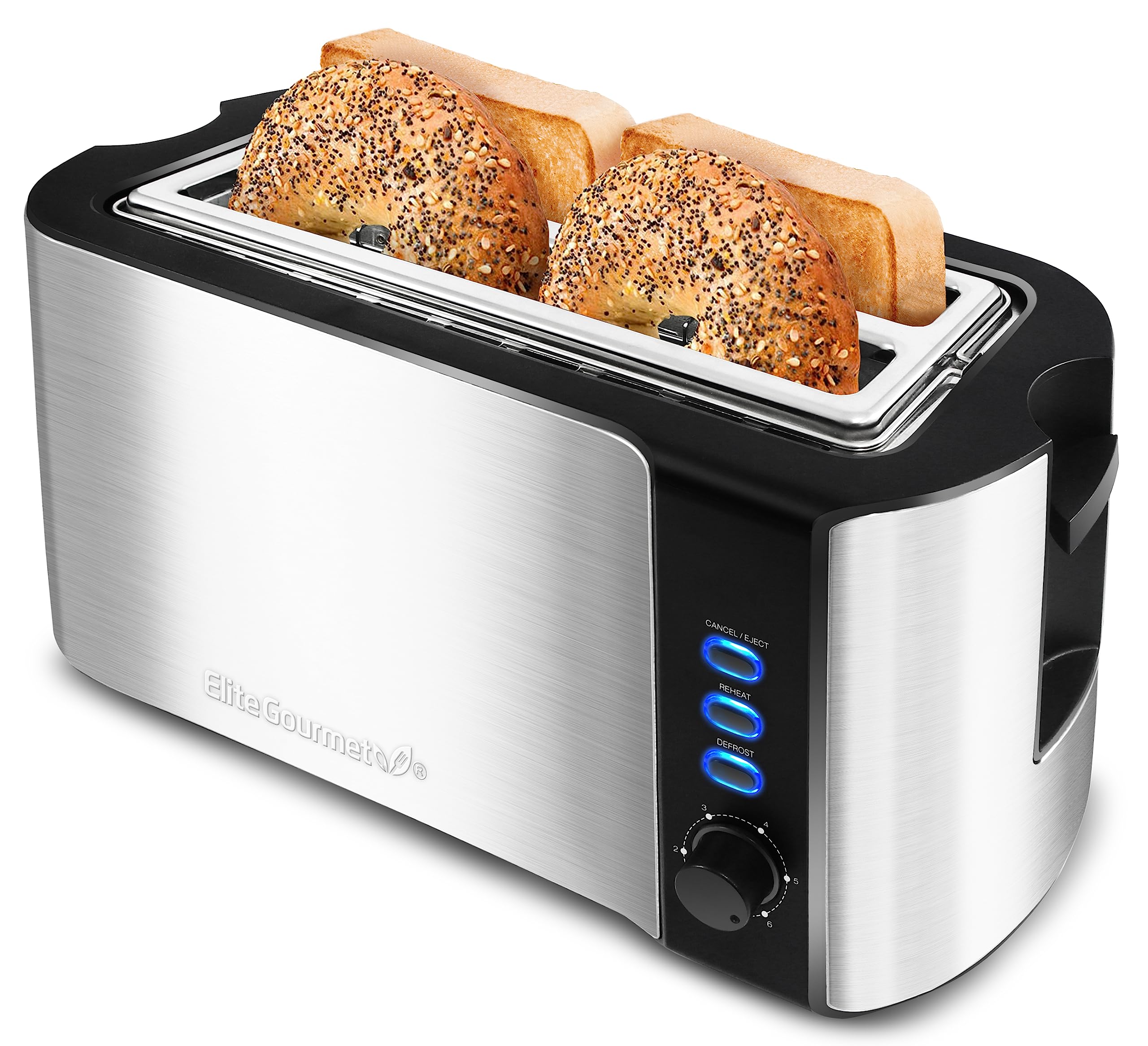 Slim Toaster with 6 Shade Settings
