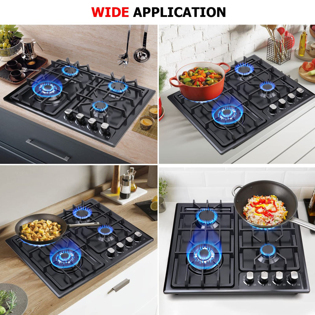 4 Burner Gas Cooktop - Dual Fuel