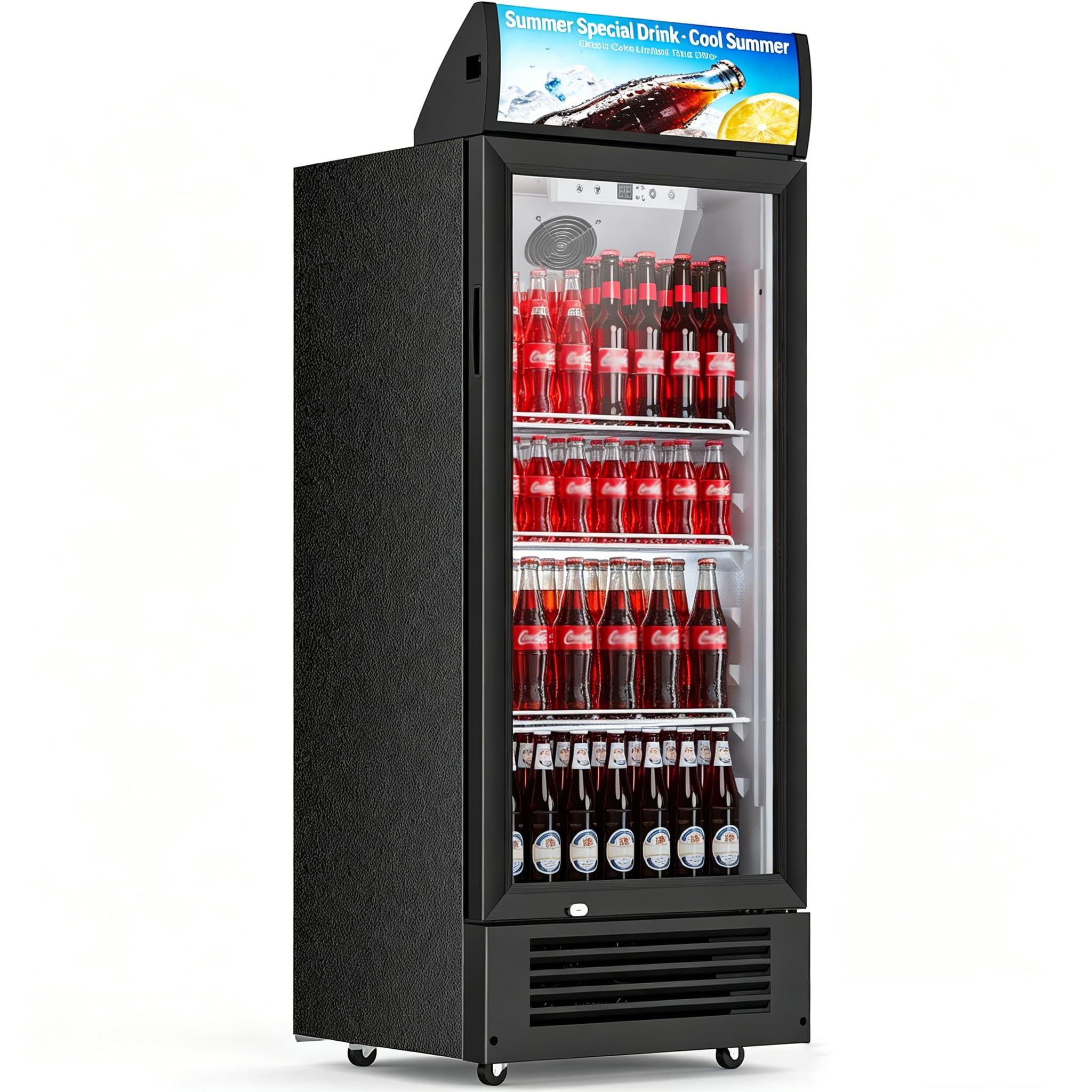 Beverage Refrigerator with Freezer
