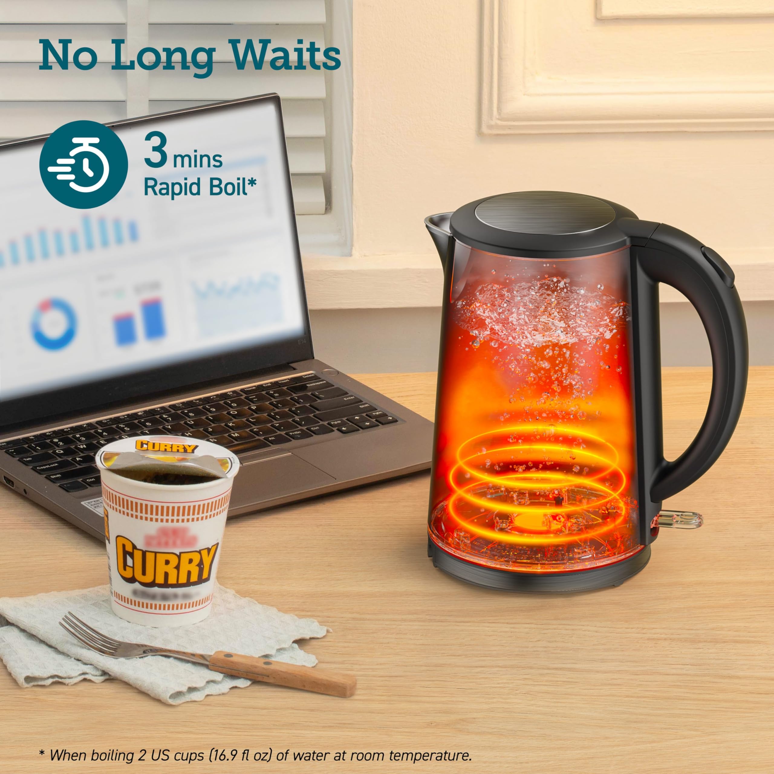 Double Wall Stainless Steel Electric Kettle