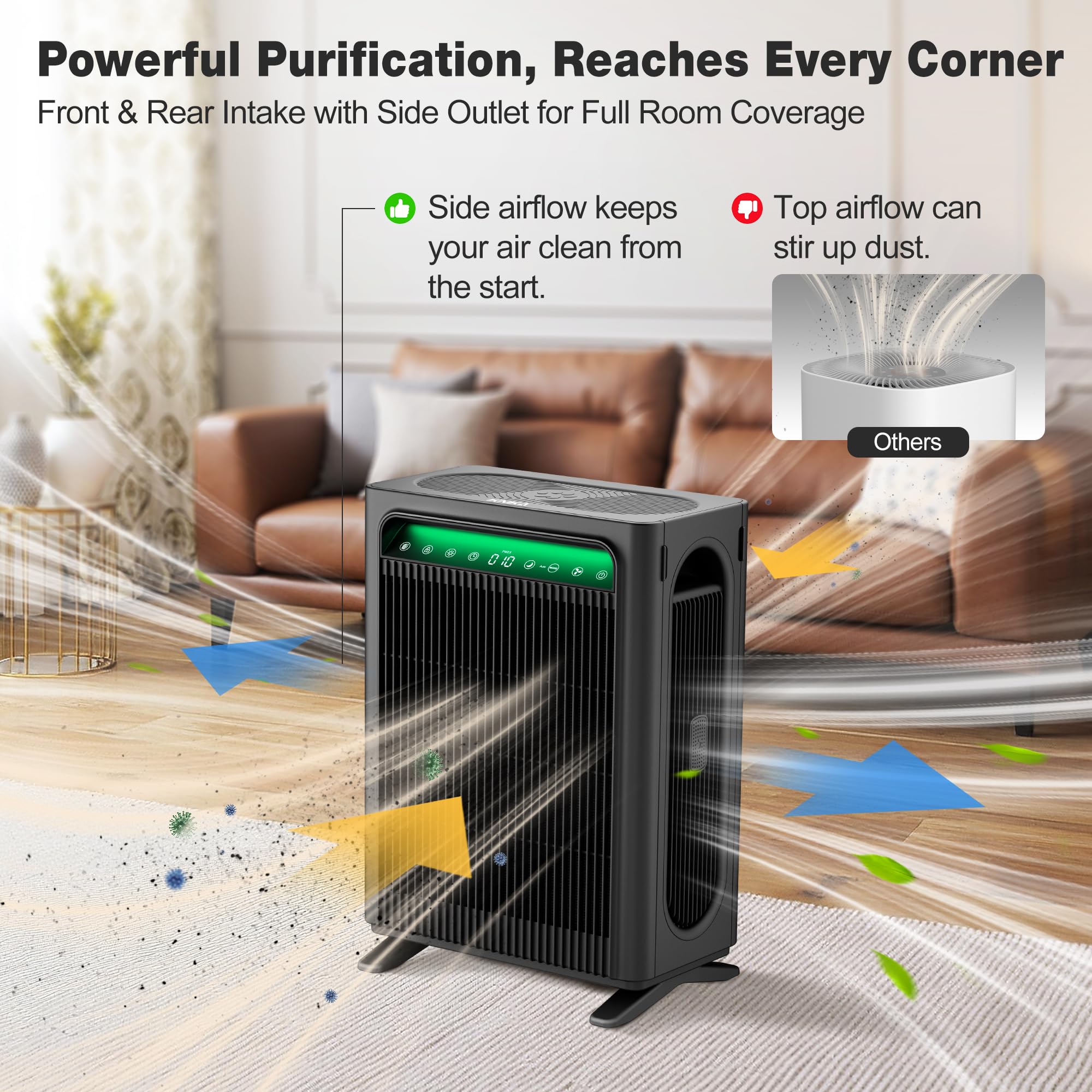 Air Purifier for Home & Bedroom