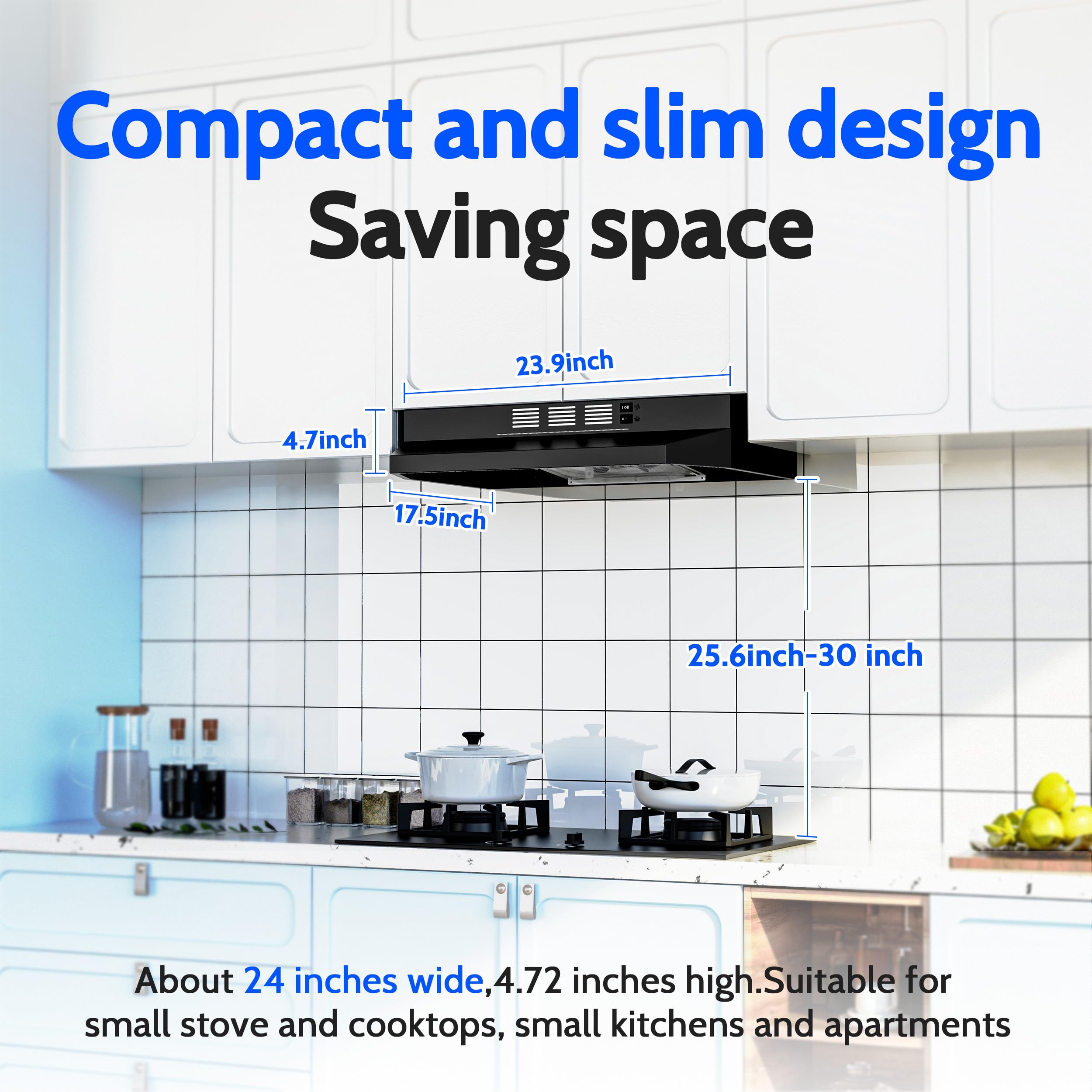 30" Under Cabinet Range Hood - 300 CFM