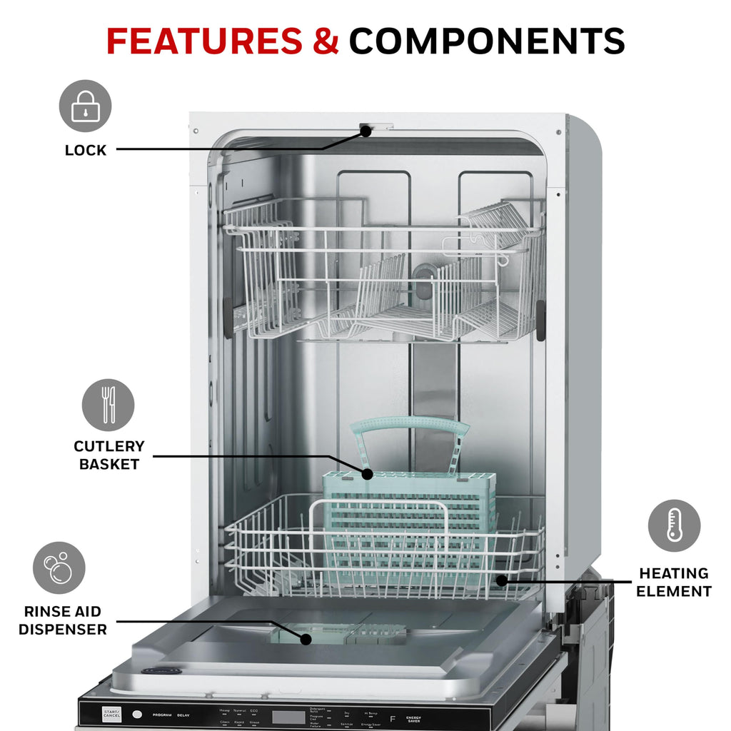 12-Place Setting Dishwasher Stainless Steel