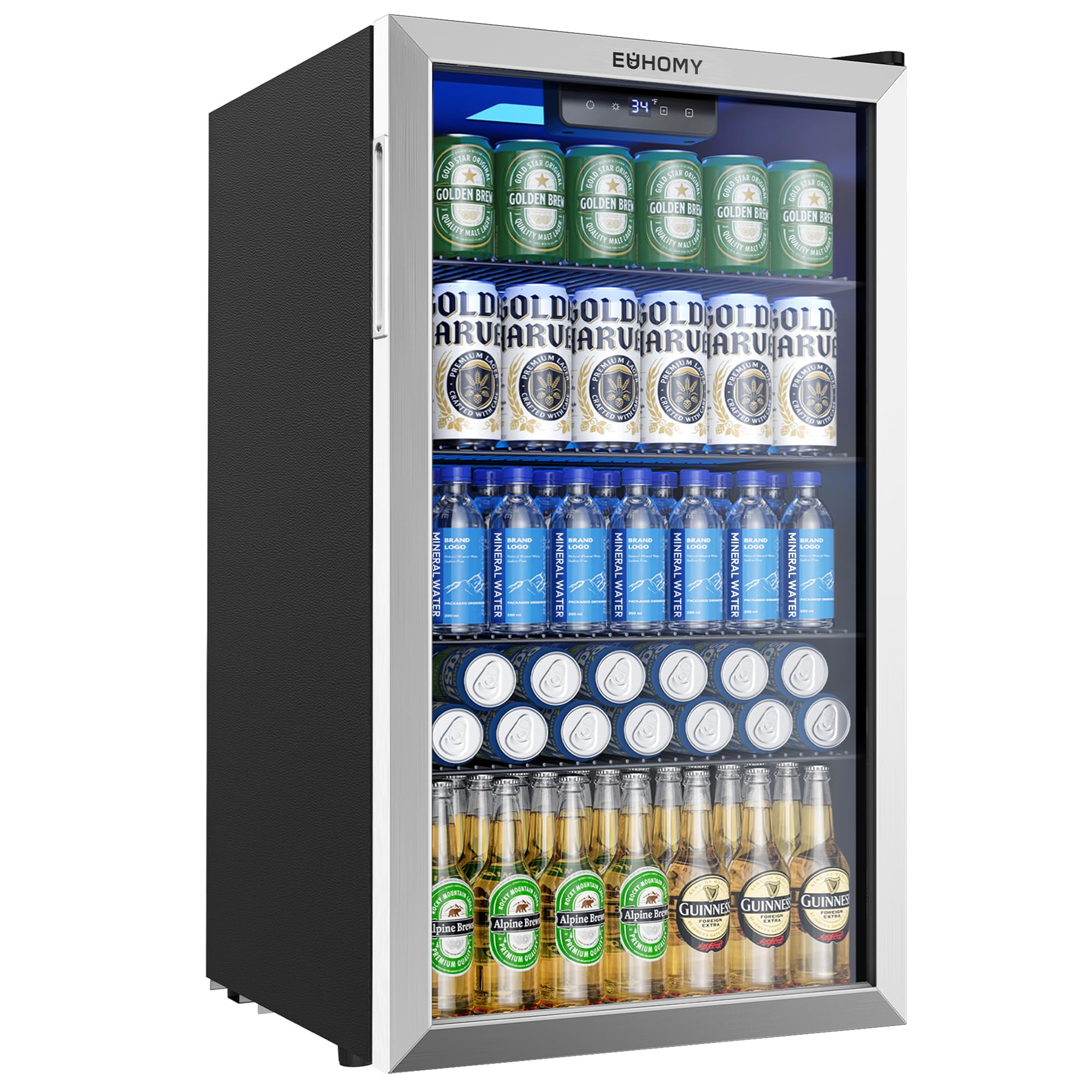 130-Can Beverage Refrigerator