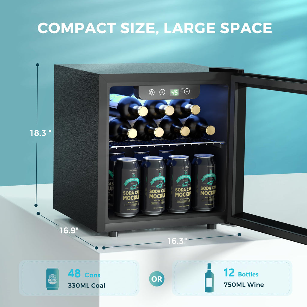 130-Can Beverage Refrigerator