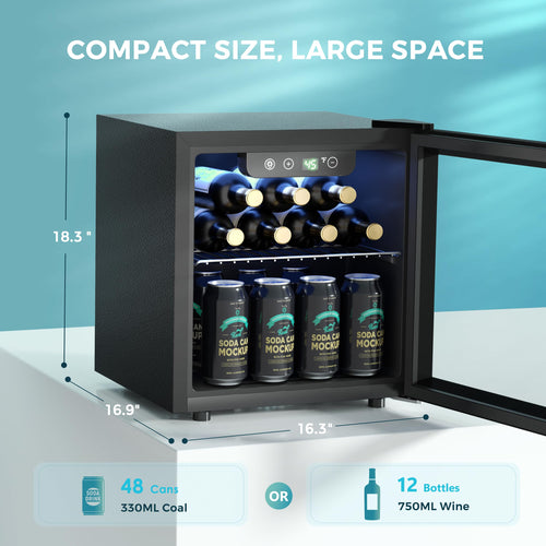 130-Can Beverage Refrigerator
