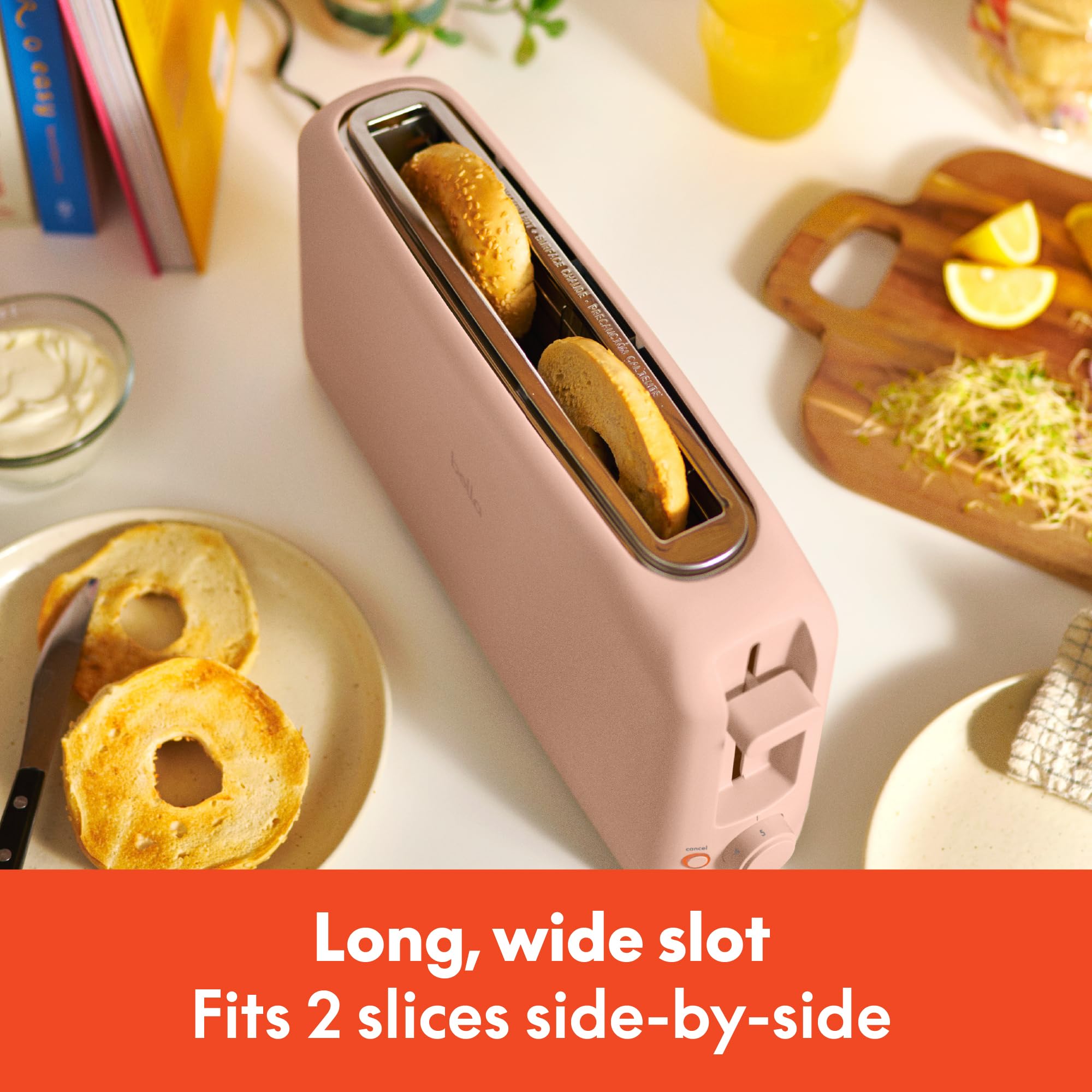 Slim Toaster with 6 Shade Settings