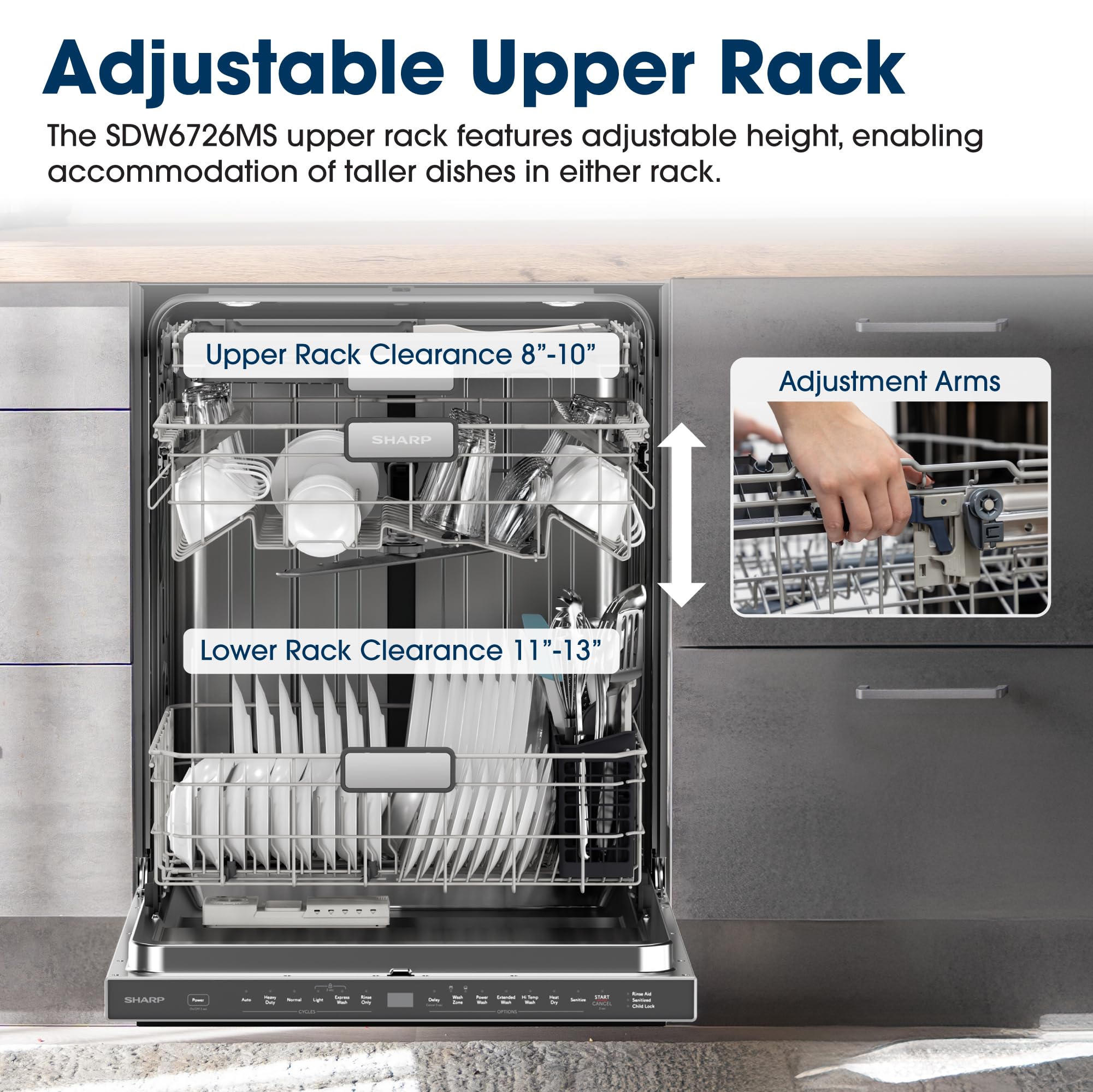 24" Stainless Steel Dishwasher - 12 Place Settings