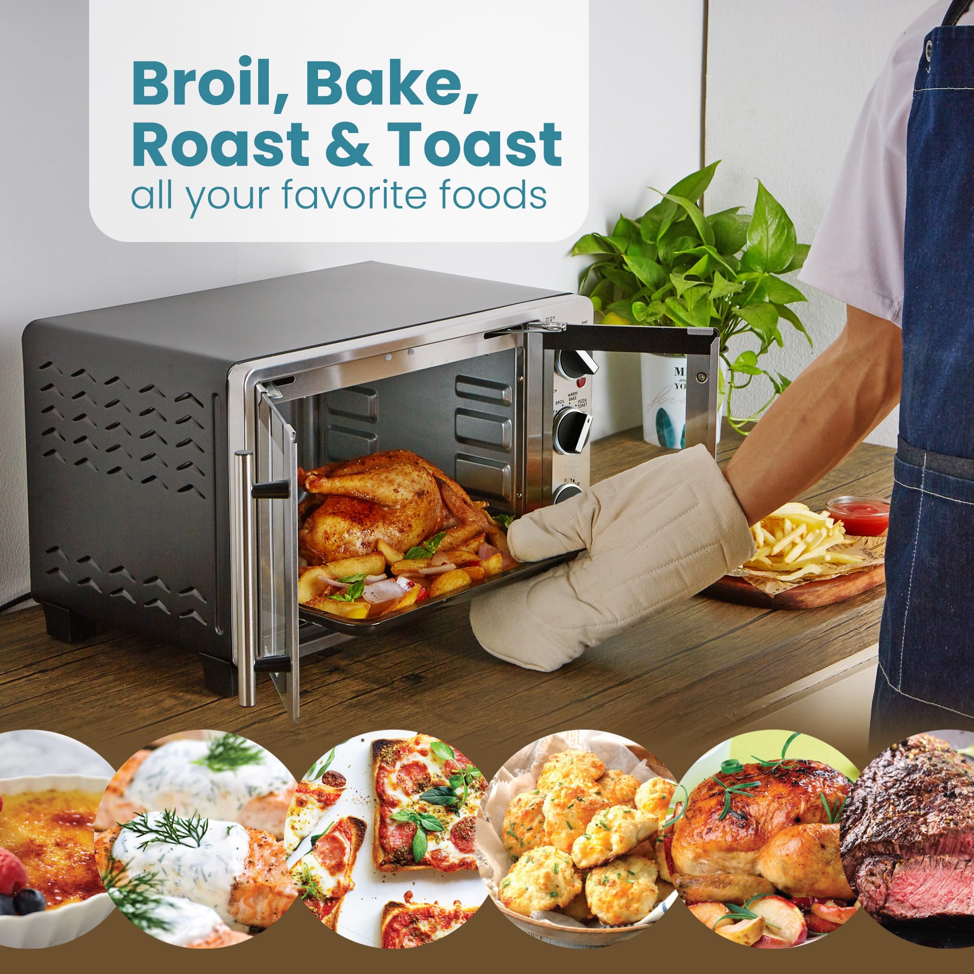 Double French Door Toaster Oven
